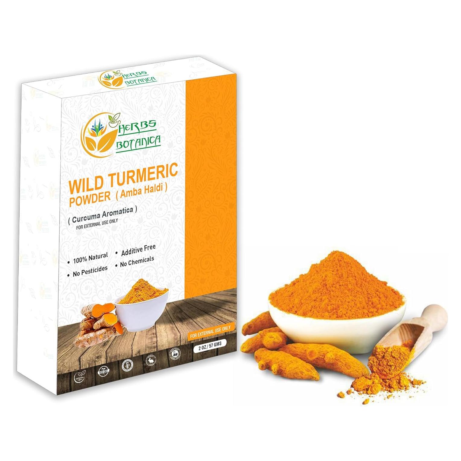 Polvo de Cúrcuma Silvestre 100% Puro Kasturi 56.7 g - Cuidado Facial