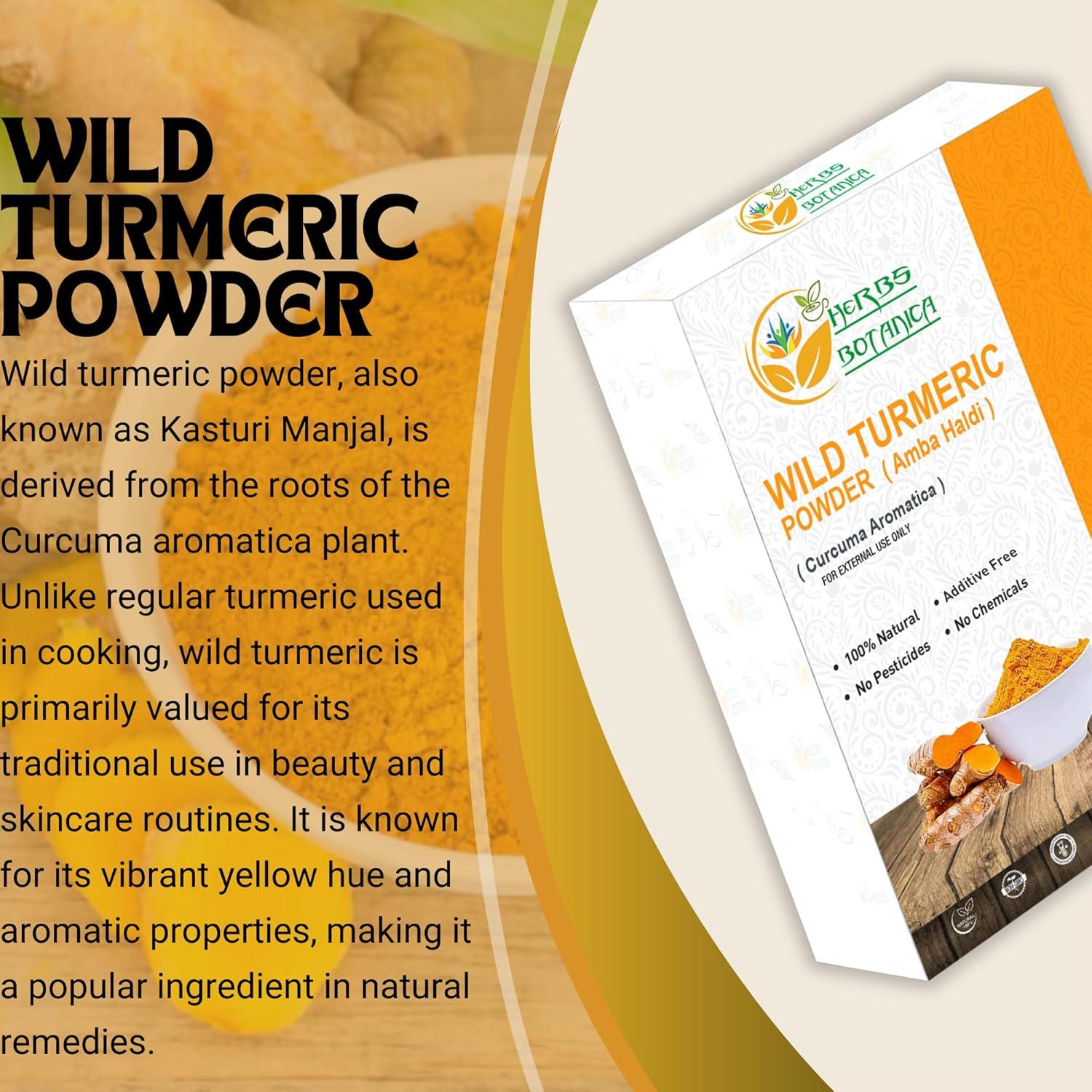 Polvo de Cúrcuma Silvestre 100% Puro Kasturi 56.7 g - Cuidado Facial