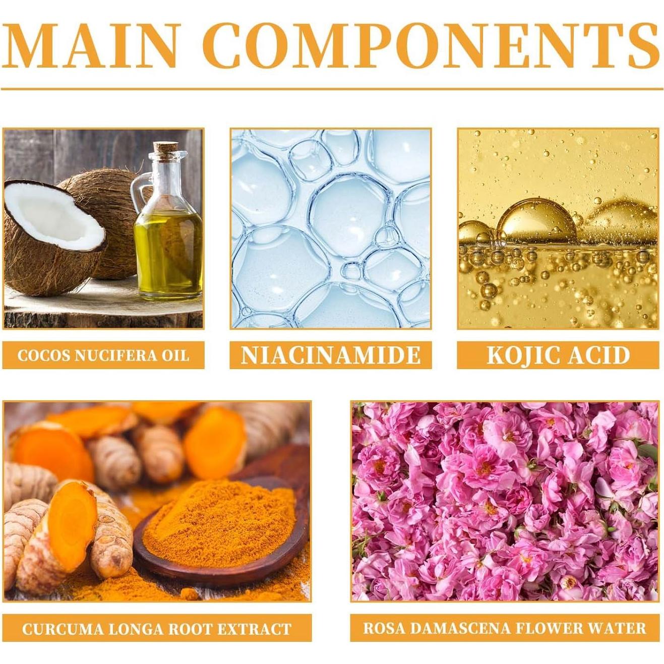 Limpiador Facial de Cúrcuma YG LianKai 100ml - Jabón Espumoso Natural