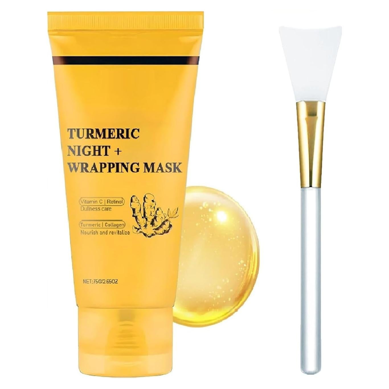 Mascarilla Nocturna de Colágeno y Cúrcuma ZTSGU 1 Paquete