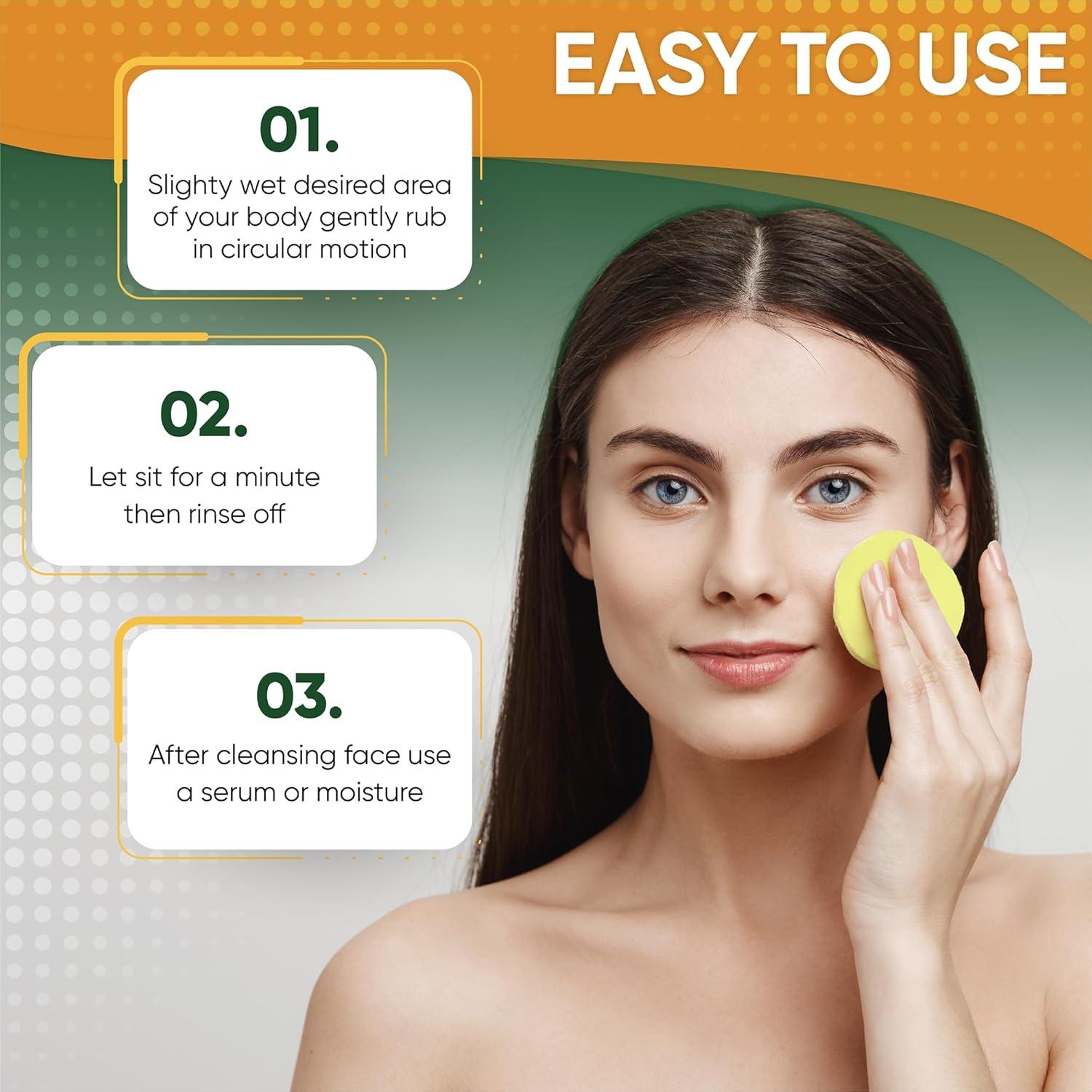 Pads de Limpieza Exfoliantes AMVital con Ácido Kójico y Cúrcuma