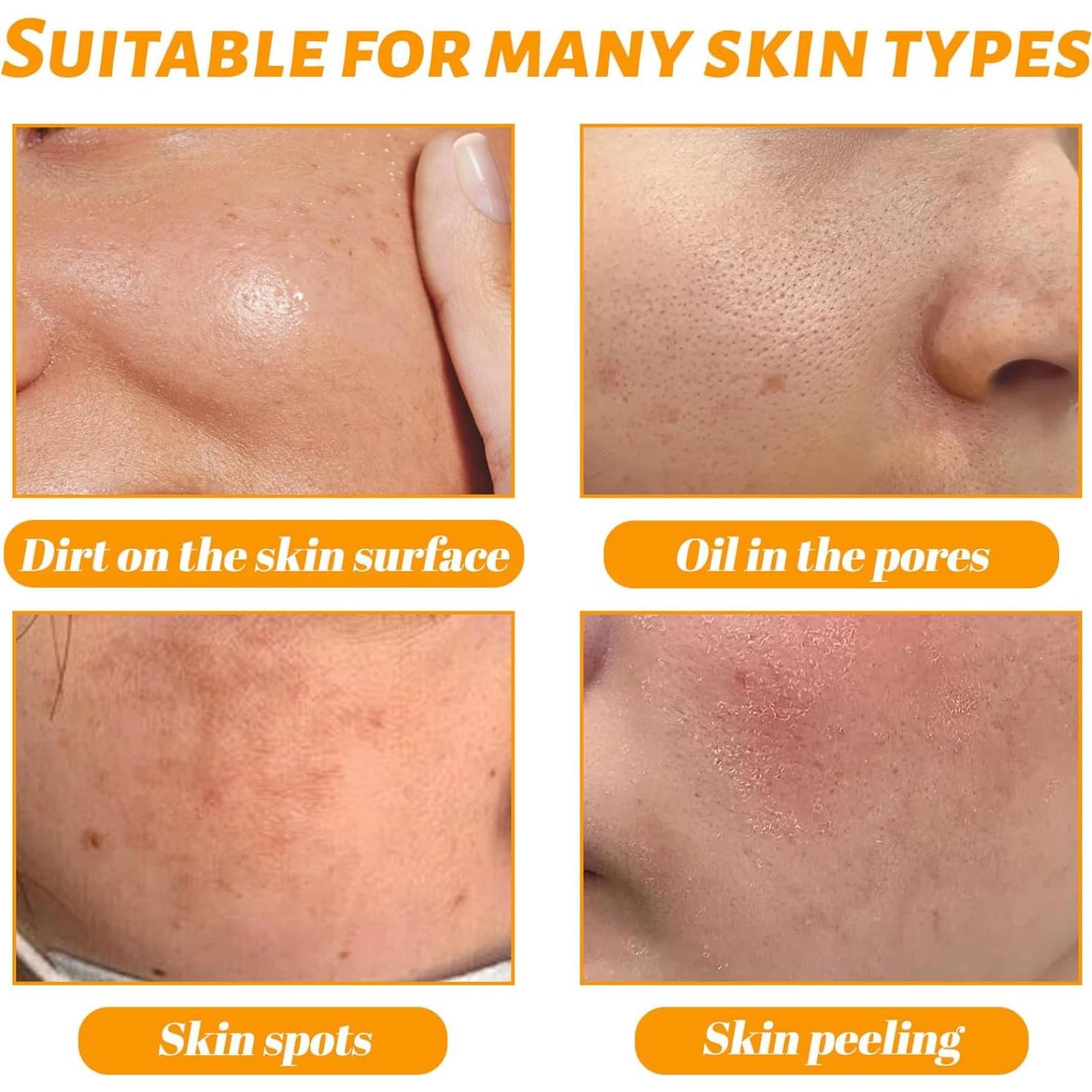 Juego de Lavado Facial y Jabón Natural QIQIG - 2 Piezas