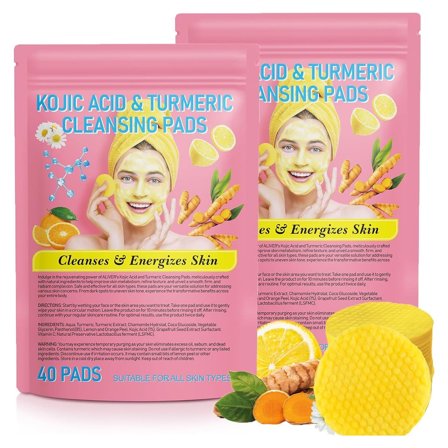 Discos Limpiadores Kójico y Cúrcuma SHANWU 80 Piezas