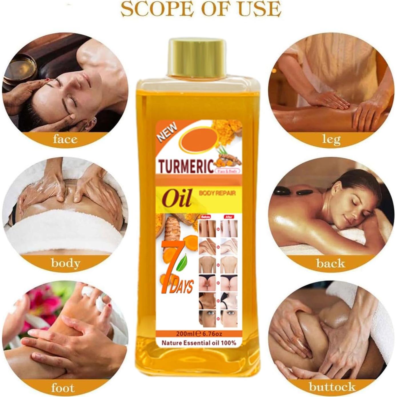 Aceite de Cúrcuma Gtrwadd 167g Hidratante Natural para Piel