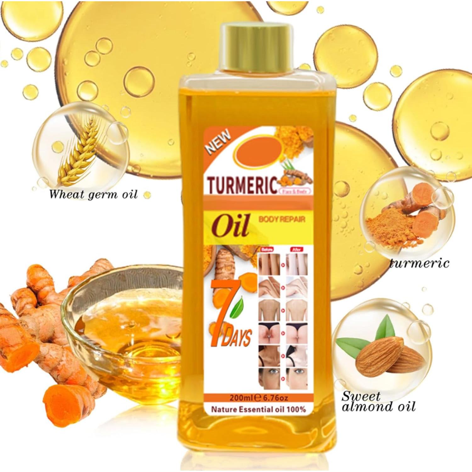 Aceite de Cúrcuma Gtrwadd 167g Hidratante Natural para Piel