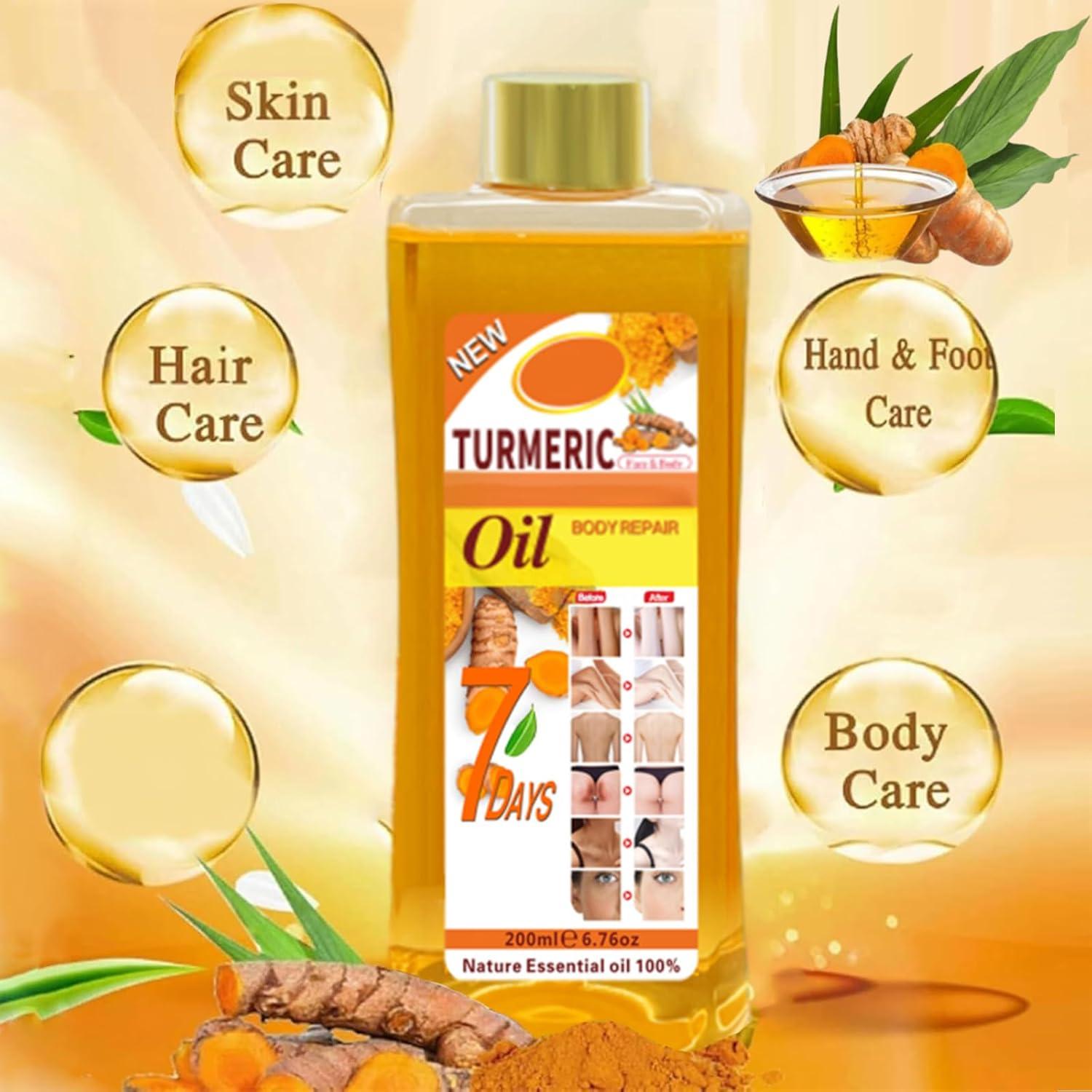 Aceite de Cúrcuma Gtrwadd 167g Hidratante Natural para Piel