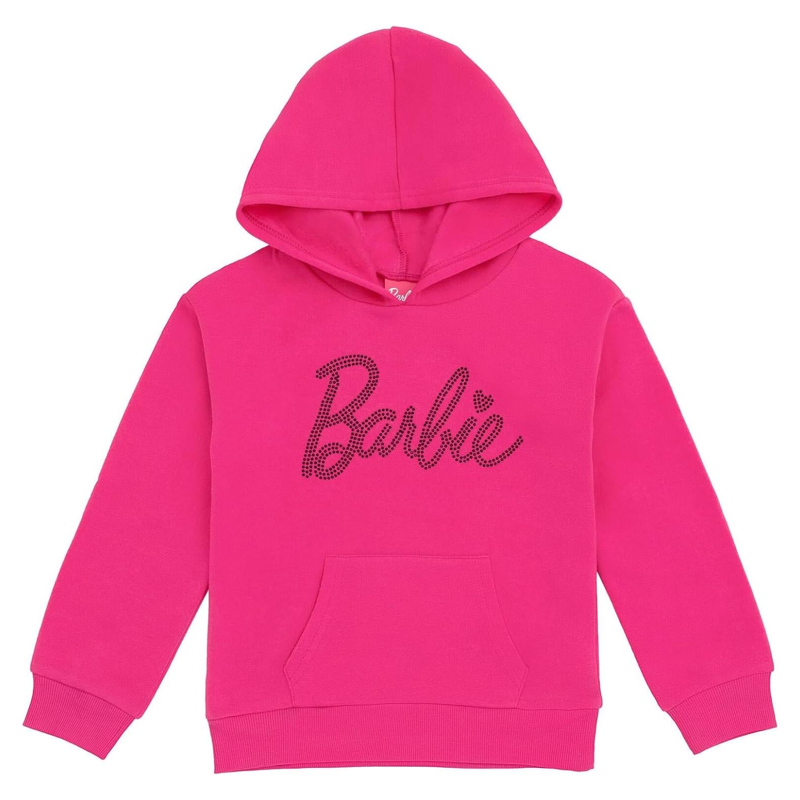 Sudadera con capucha Barbie para niñas 7 Rosa