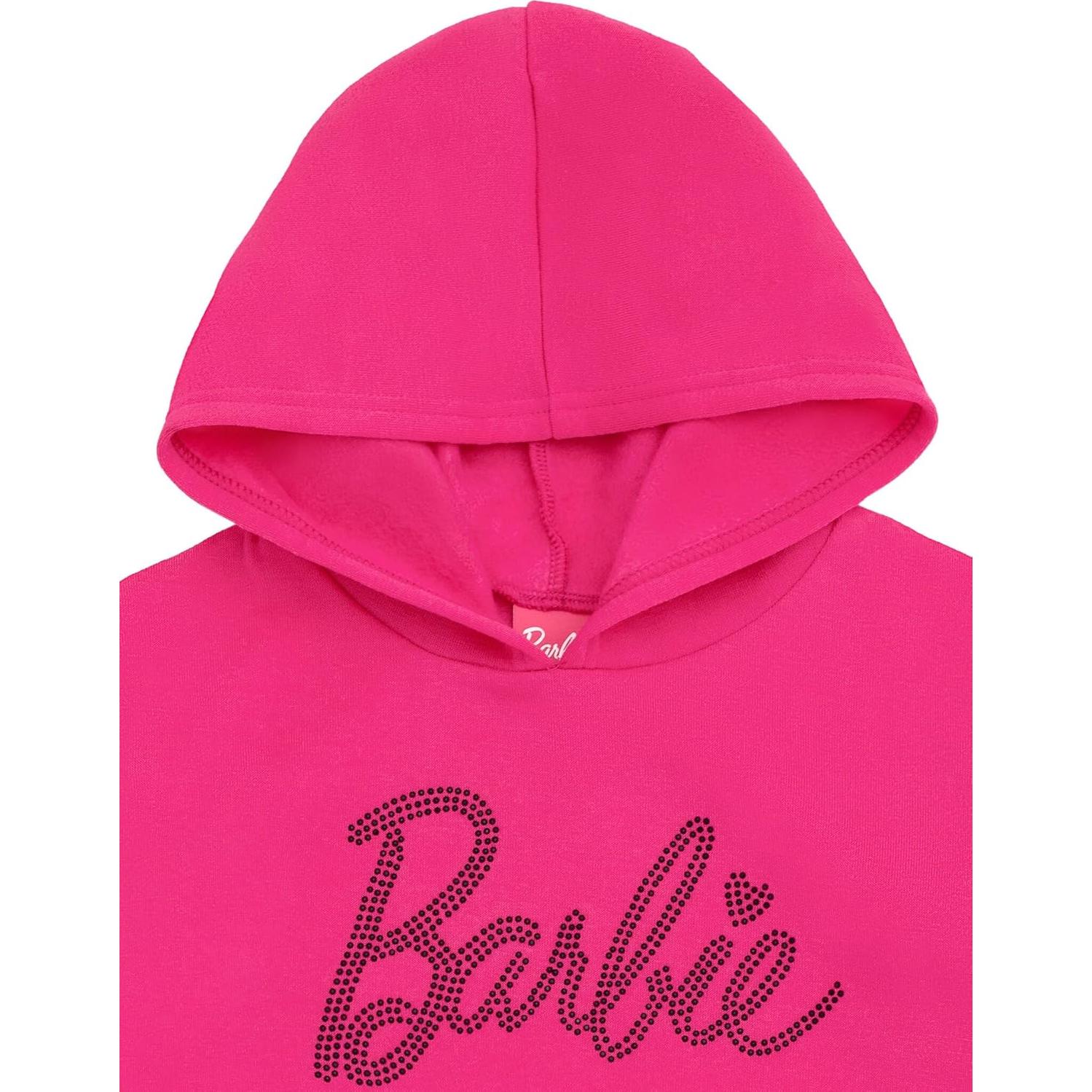 Sudadera con capucha Barbie para niñas 7 Rosa