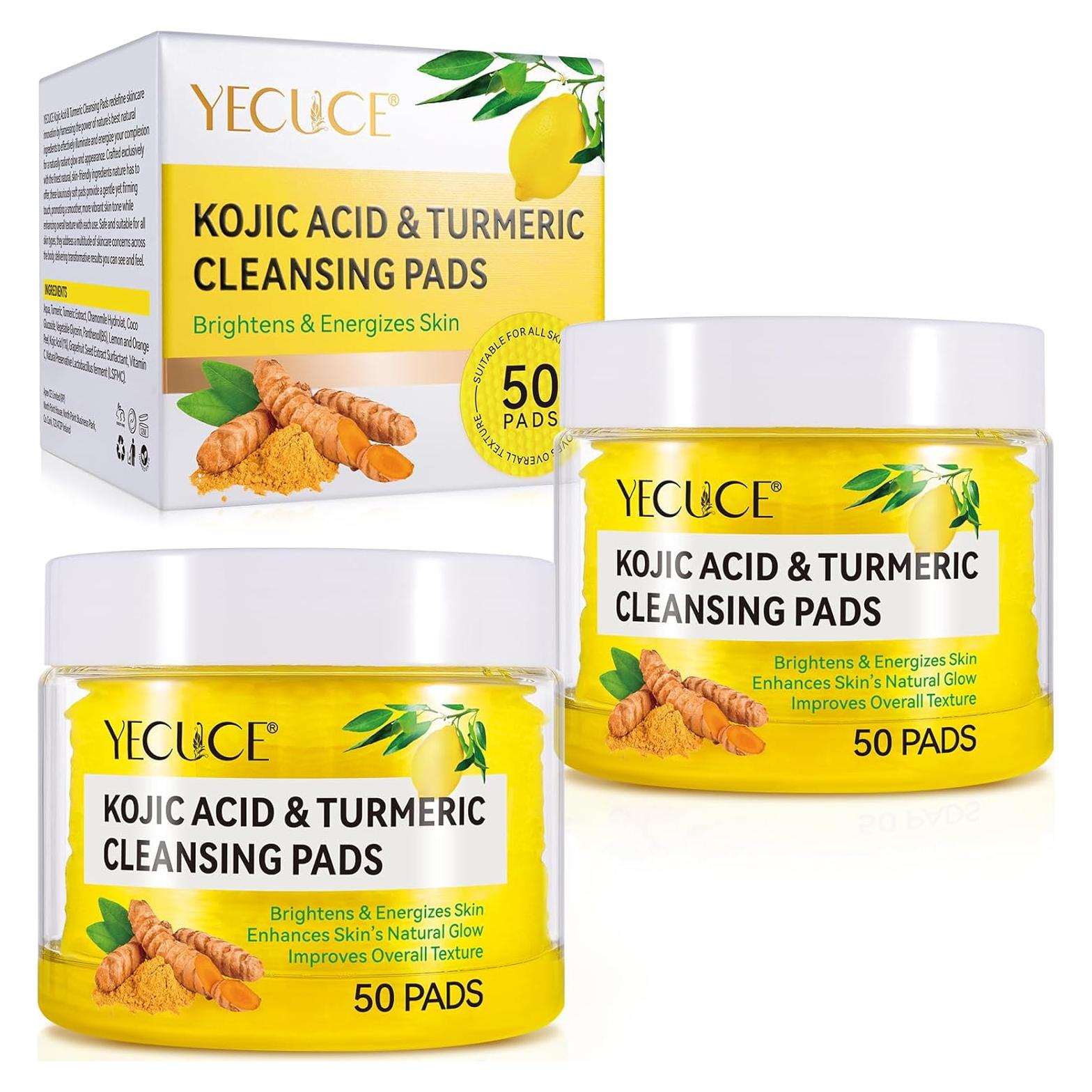 Discos Limpiadores de Cúrcuma ReliCo 50 Unidades Exfoliantes