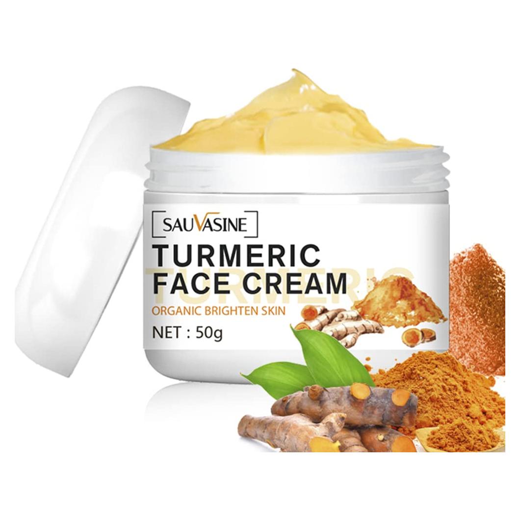 Crema Facial de Cúrcuma LANTHOME 50g - Hidratante Anti-Envejecimiento