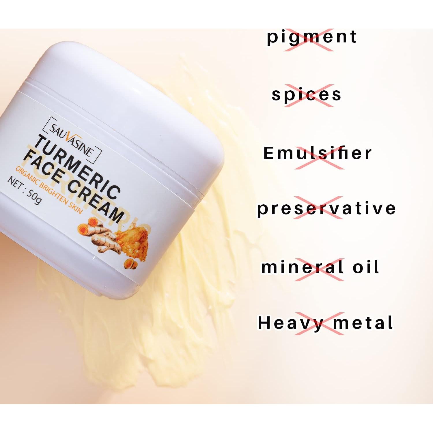 Crema Facial de Cúrcuma LANTHOME 50g - Hidratante Anti-Envejecimiento