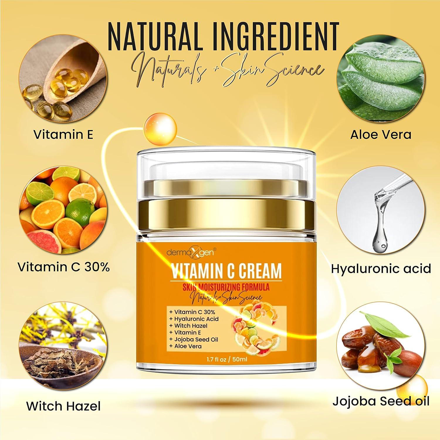 Crema Hidratante de Vitamina C Naturals+SkinScience 50 ml