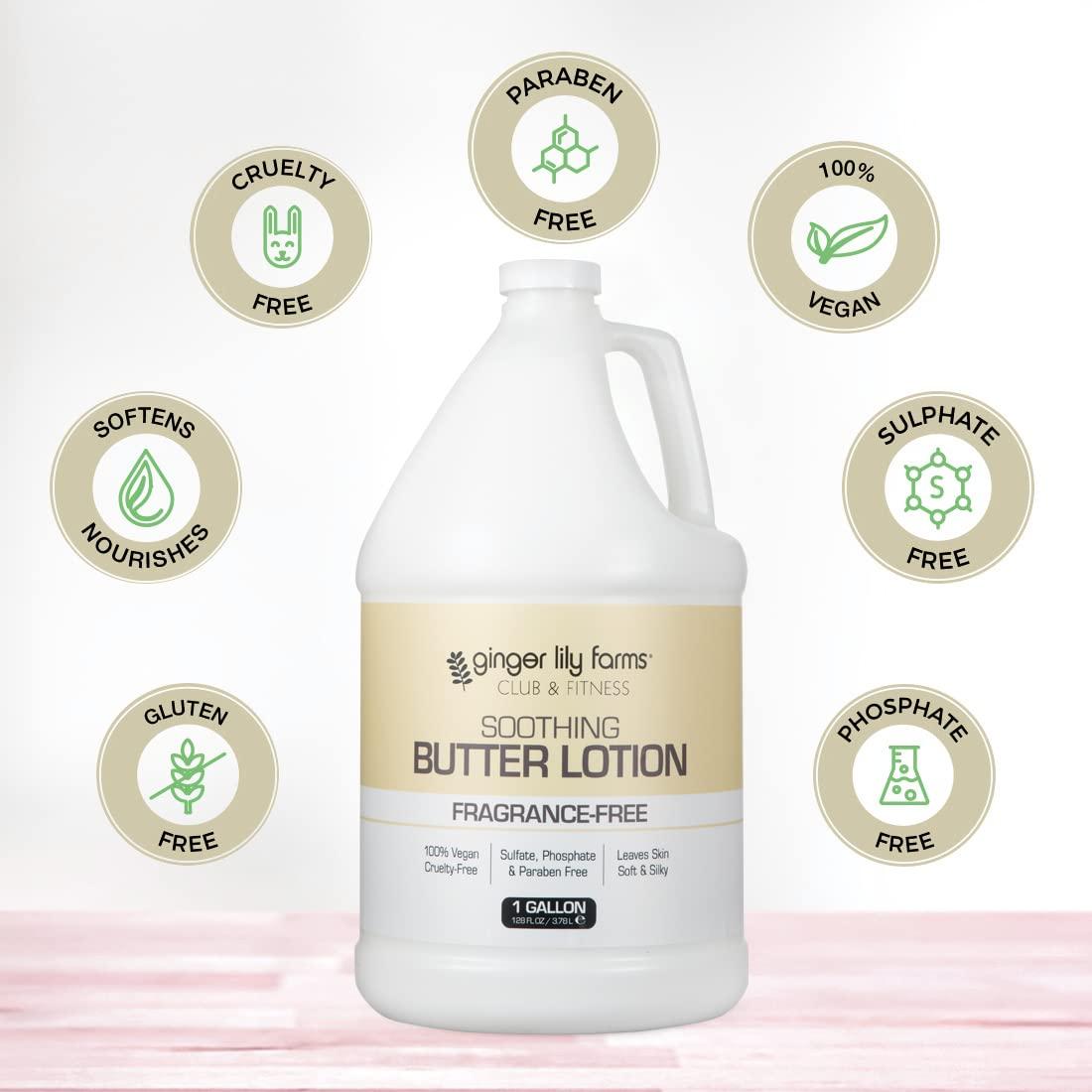 Loción Corporal Calmante Ginger Lily Farms 1 Galón Vegana