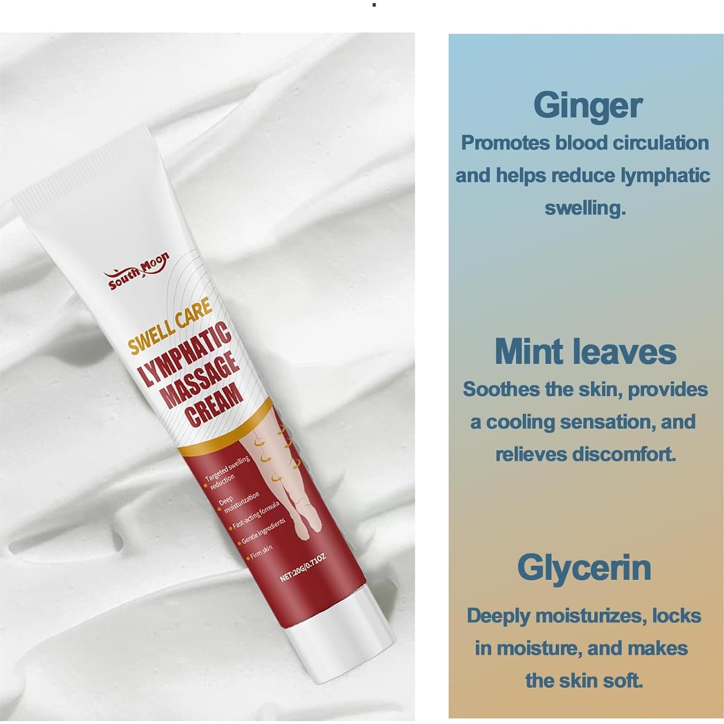 Crema de Masaje Linfático Swell Care 42 ml - Reducción de Hinchazón