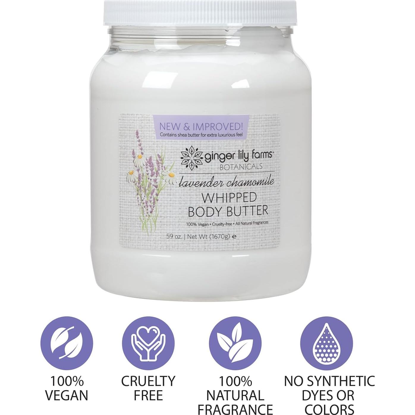 Manteca Corporal Batida Ginger Lily Farms 1.67 kg Lavanda Manzanilla