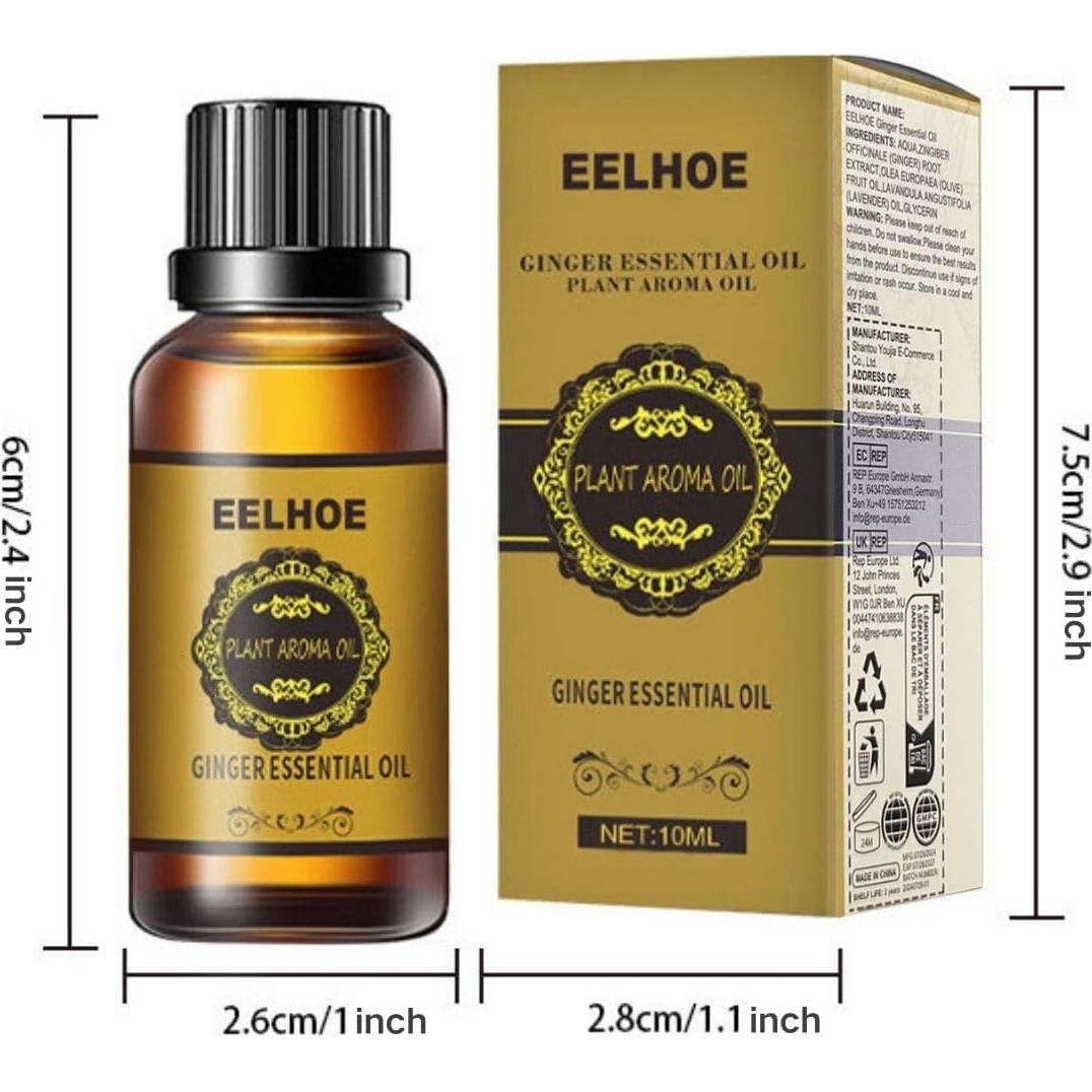 Aceite de Jengibre para Masaje HongFaJing 3PCS 10ml