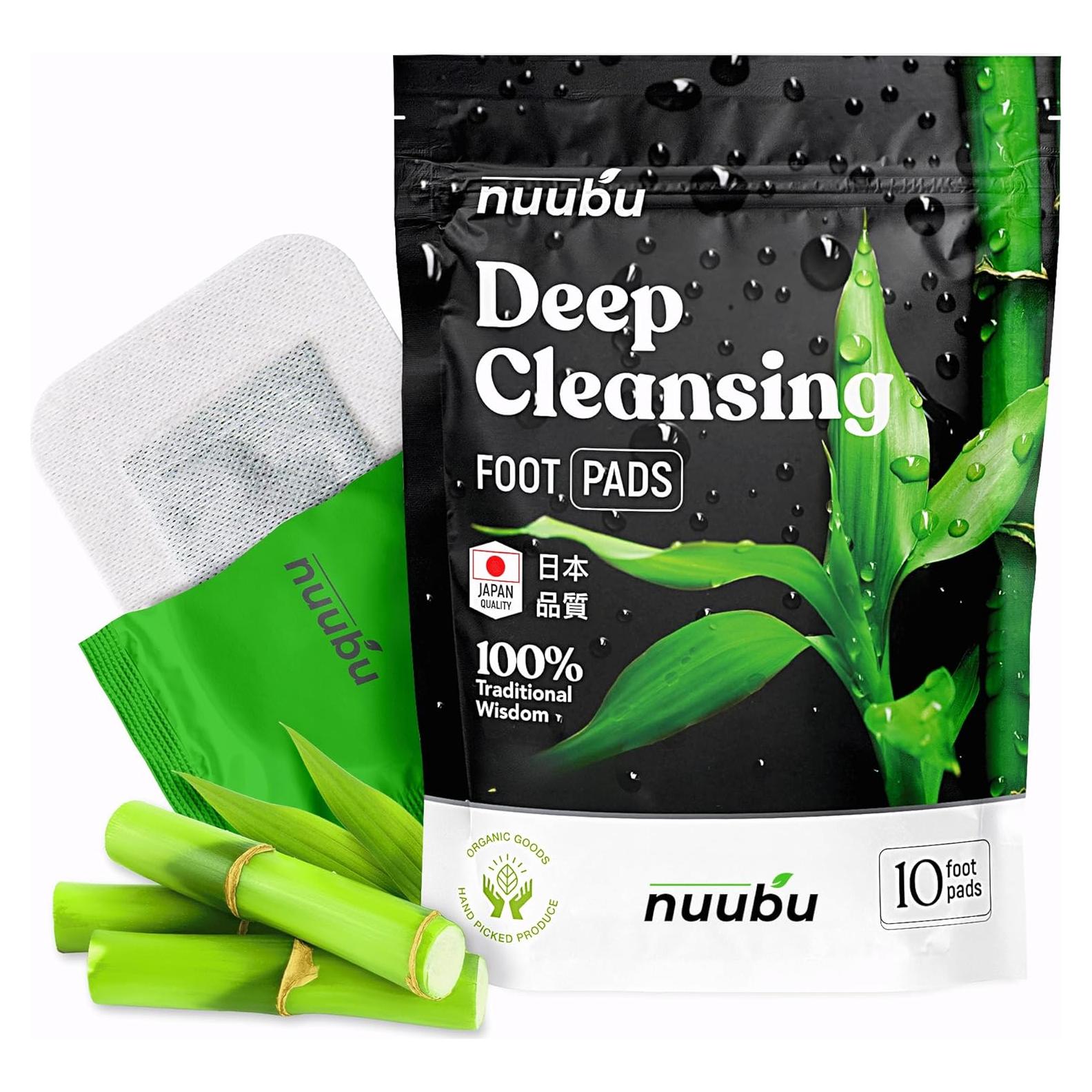 Almohadillas de limpieza para pies Nuubu Original 10 Pcs