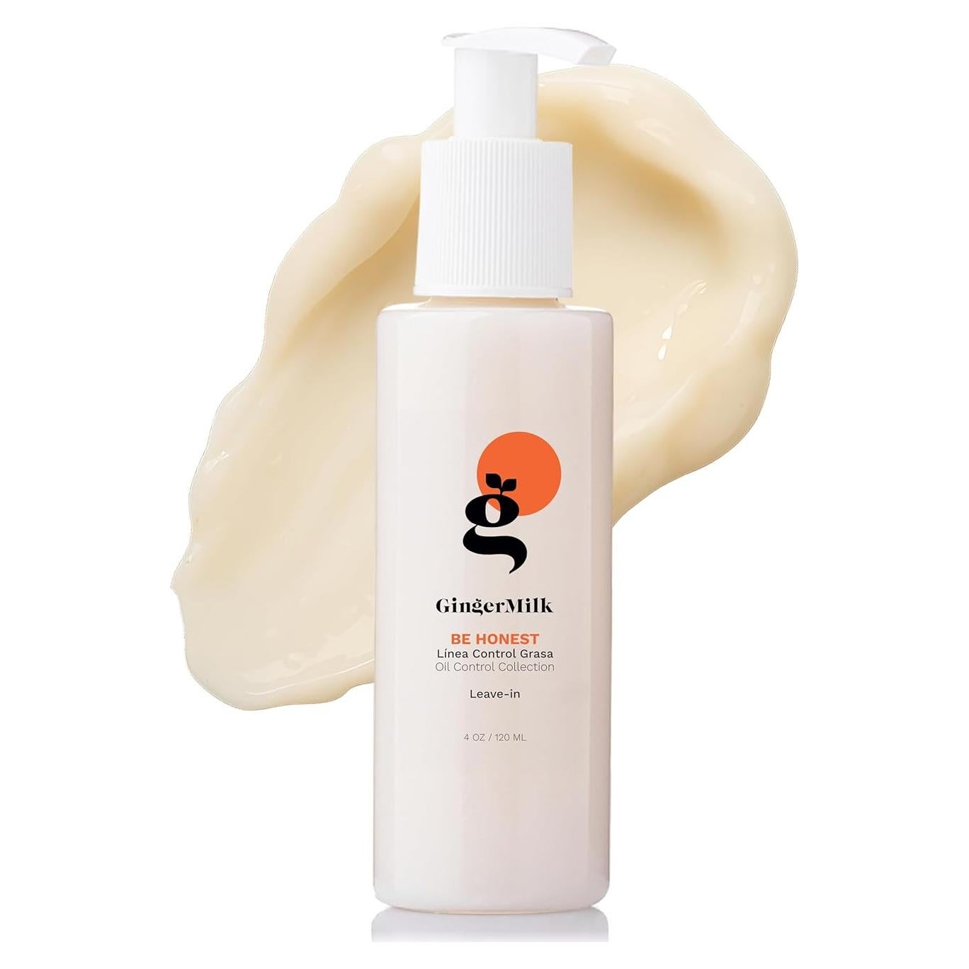 Acondicionador sin enjuague Be Honest Ginger Milk 118 ml - Vegano