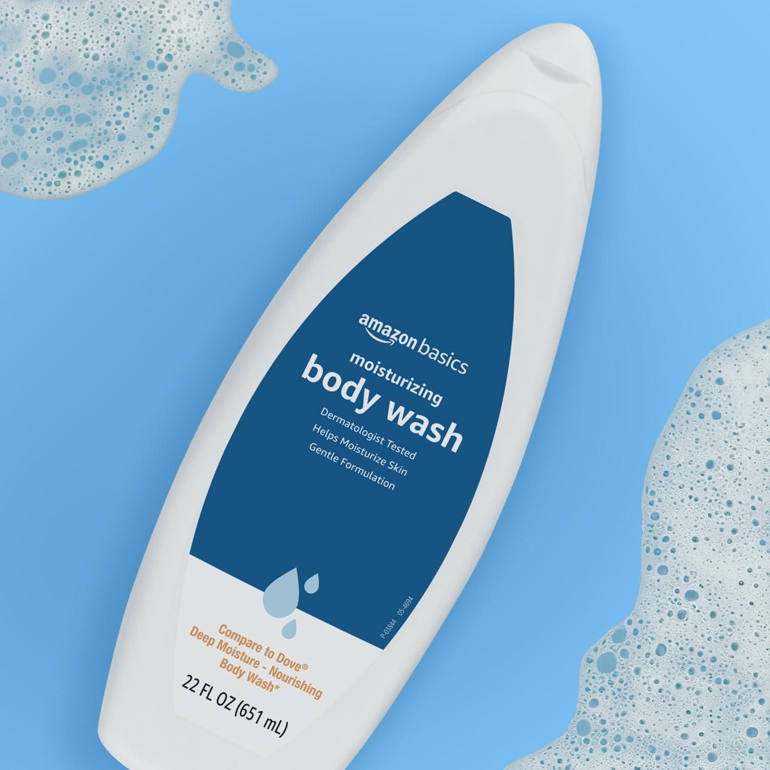 Jabón Corporal Hidratante Amazon Basics 650 ml Sin Parabenos