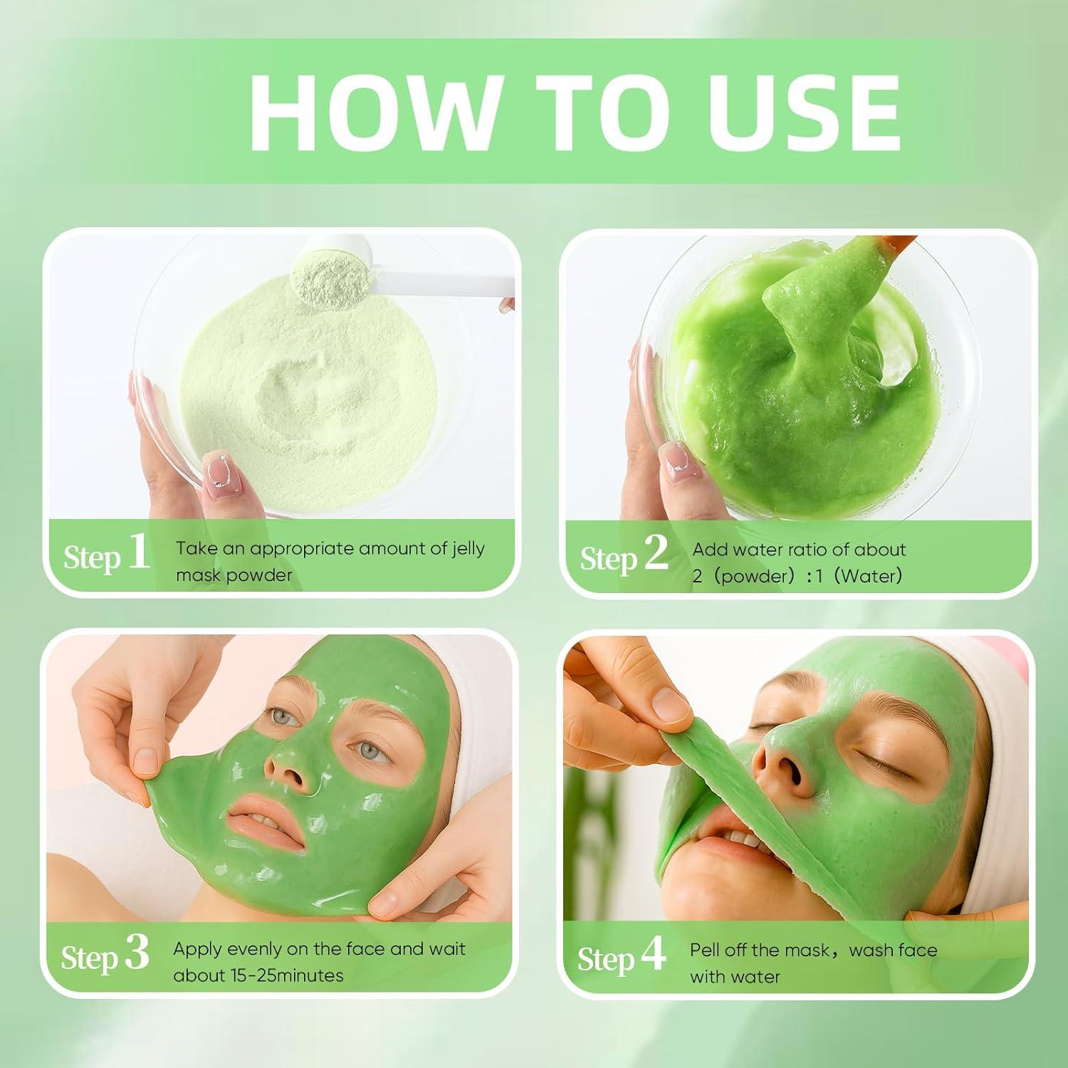 Mascarilla de Gel Hidro OUPEICHARM Matcha 680g Hidratante