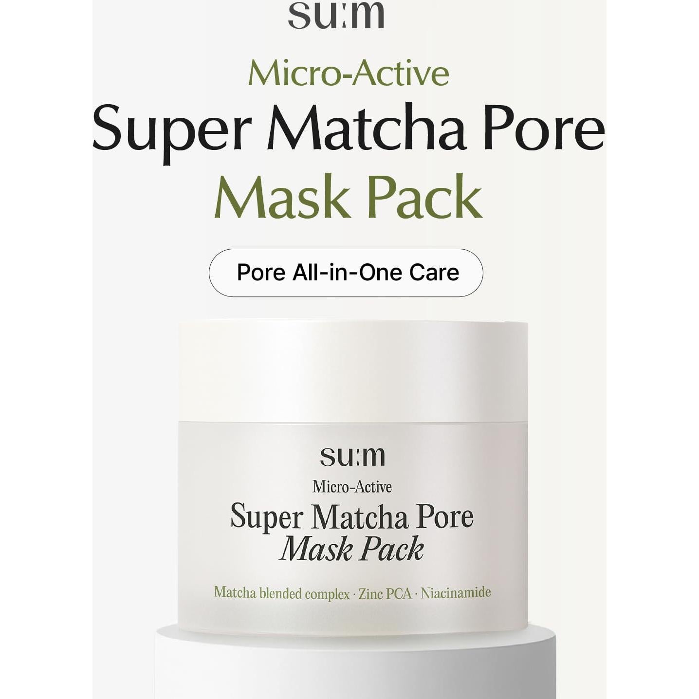 Mascarilla Exfoliante SU:M Micro-Active Matcha 99.99 ml