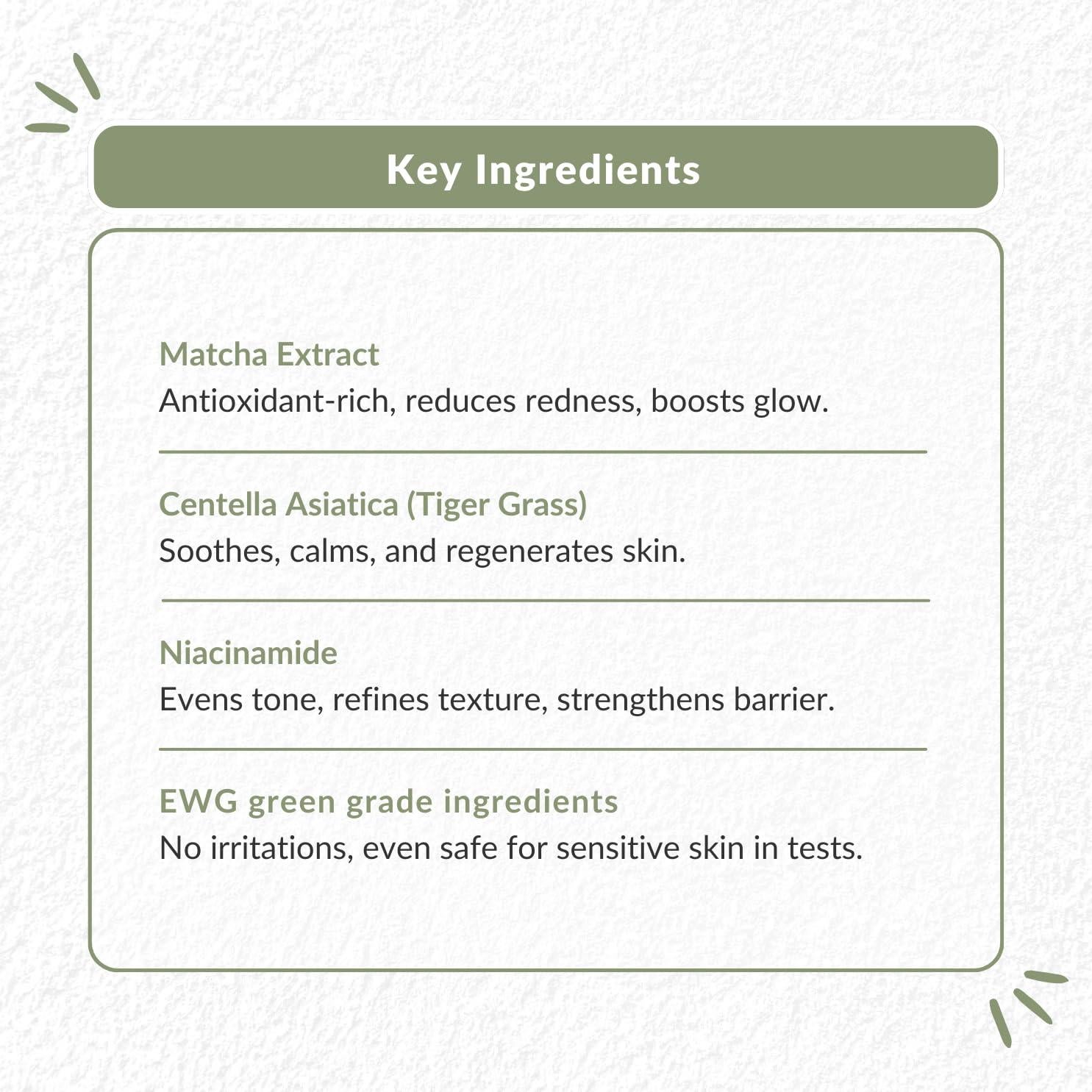 Mascarilla Peel Off Matcha CocoBeauty - Hidratante y Calmante 4 Unidades