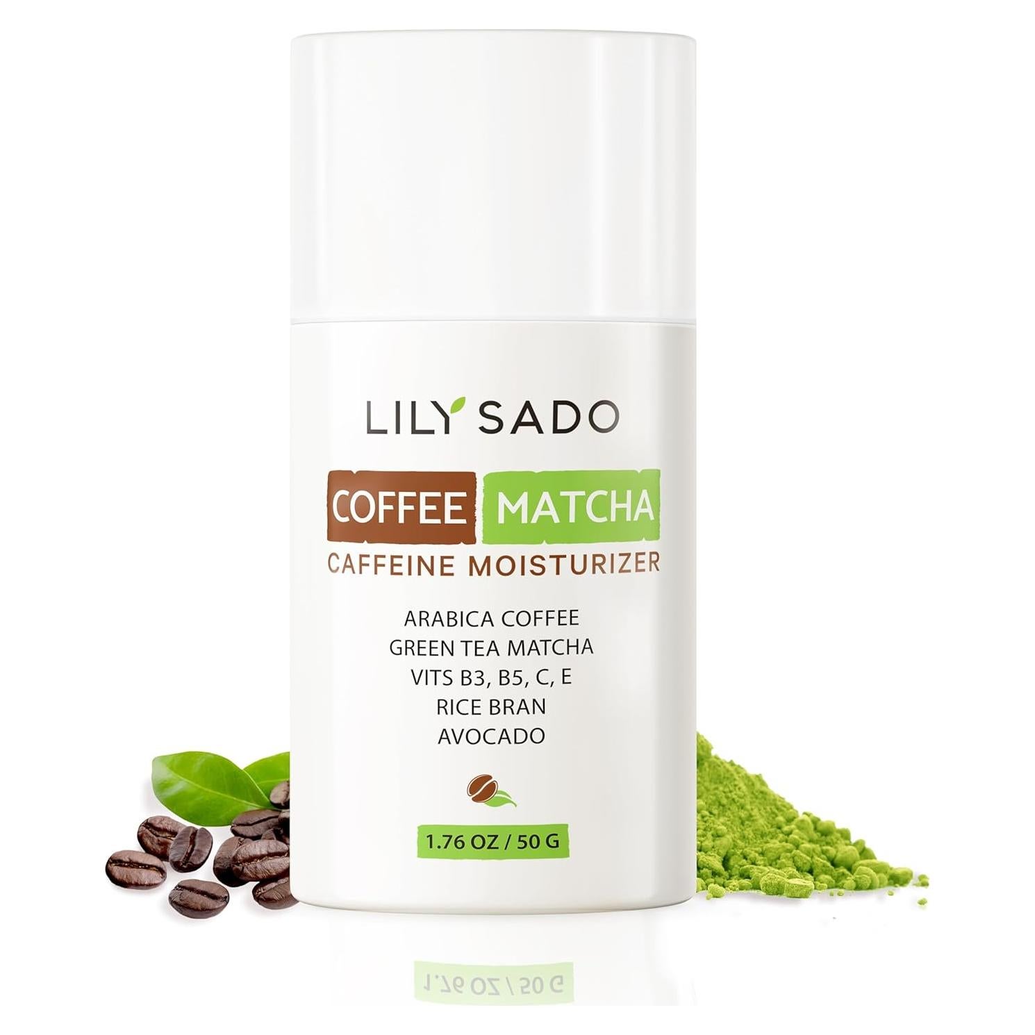 Crema Facial Hidratante Vegana Lily Sado 108g - Café y Matcha