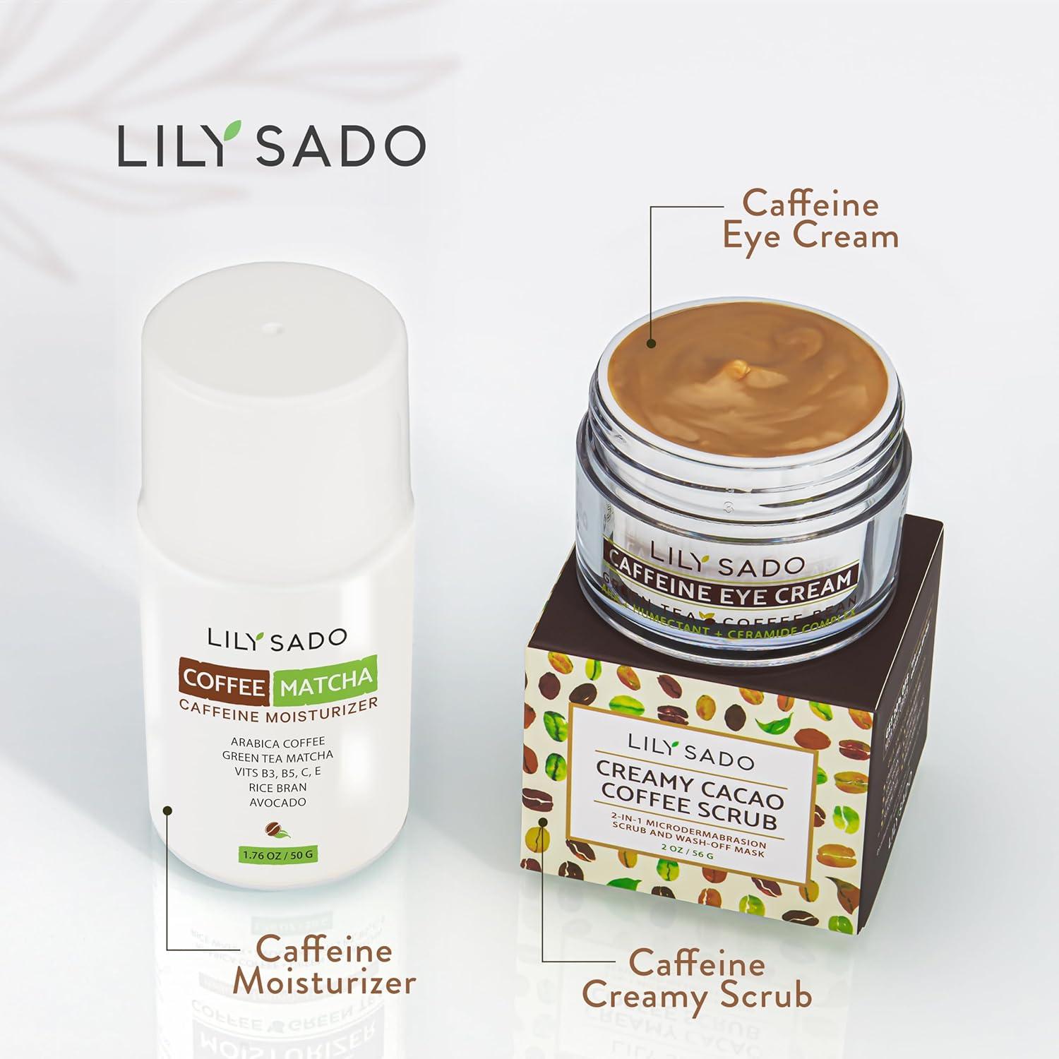 Crema Facial Hidratante Vegana Lily Sado 108g - Café y Matcha