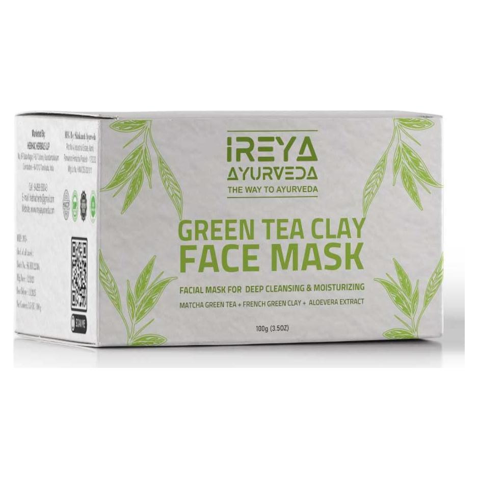 Mascarilla Facial de Arcilla Verde Francesa y Té Verde 140g