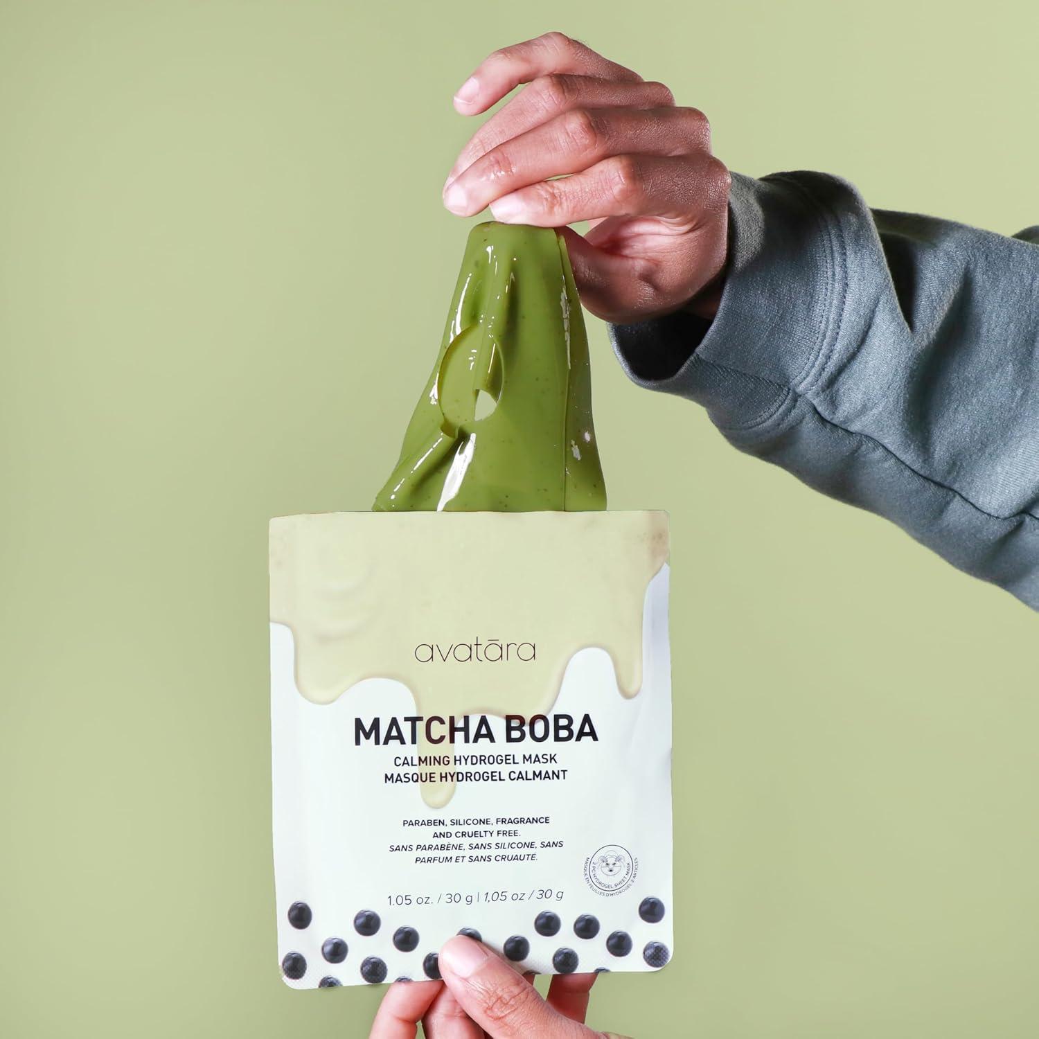 Conjunto de Mascarillas Hidrogel Avatara Boba Goals 4-Pack 30g