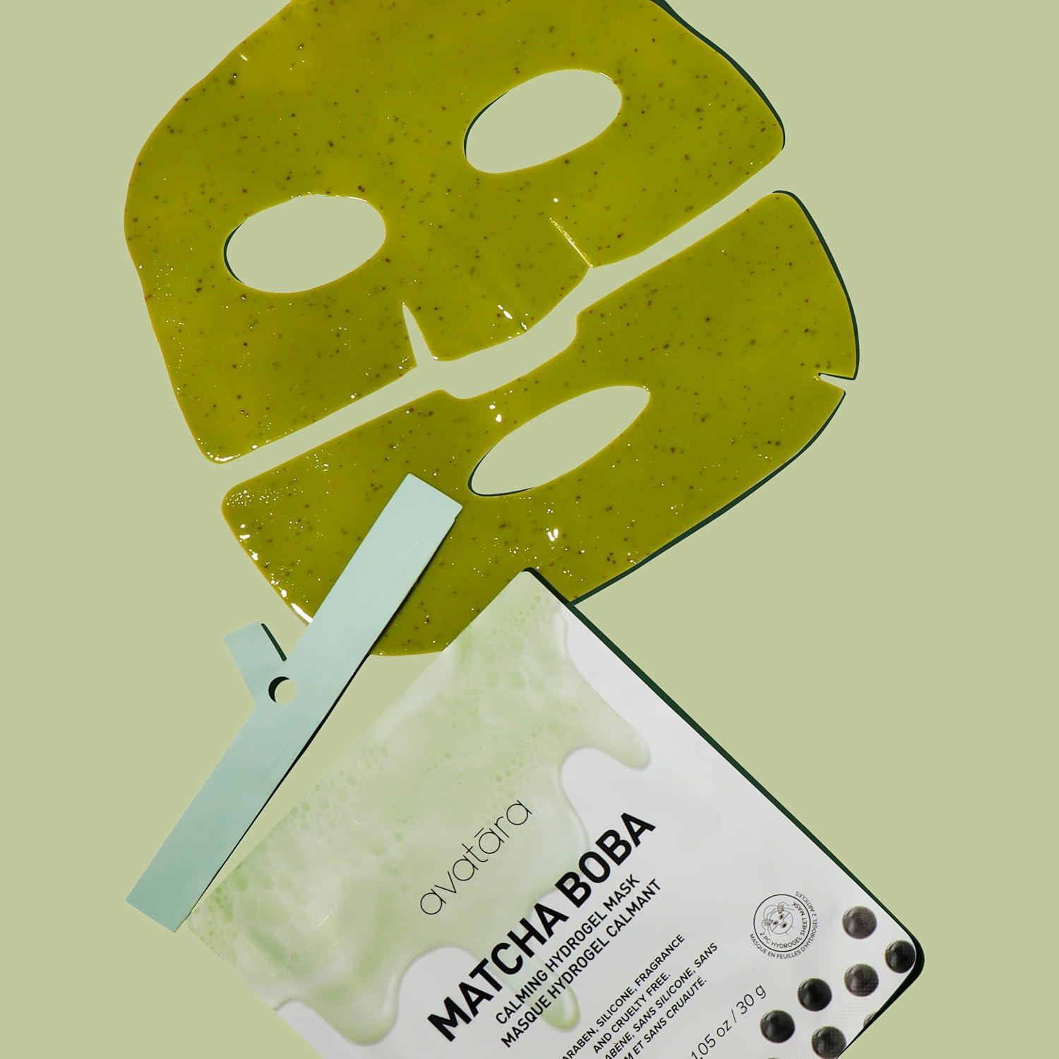 Conjunto de Mascarillas Hidrogel Avatara Boba Goals 4-Pack 30g