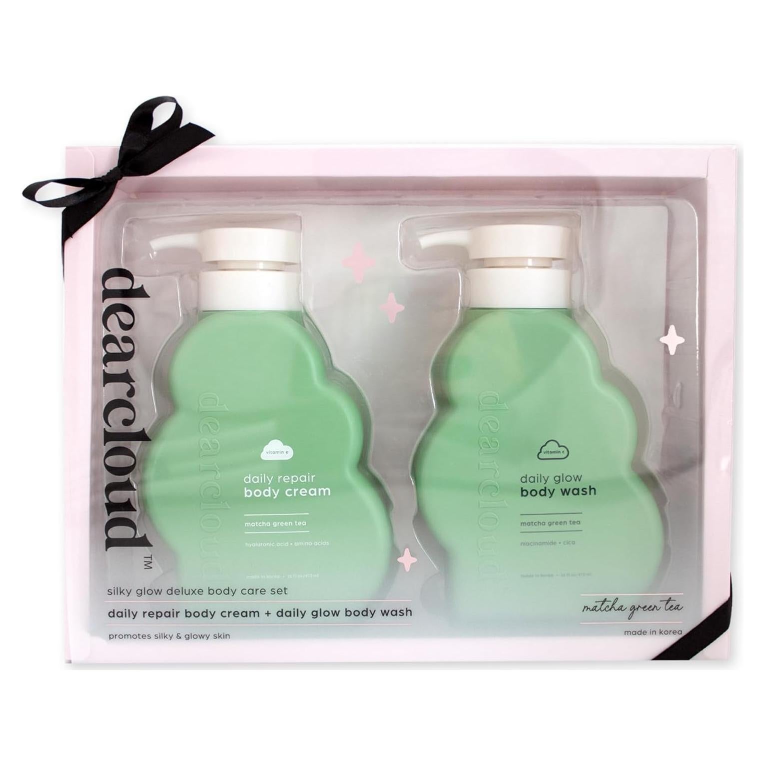 Conjunto de Cuidado Corporal Dearcloud - Gel de Ducha y Crema
