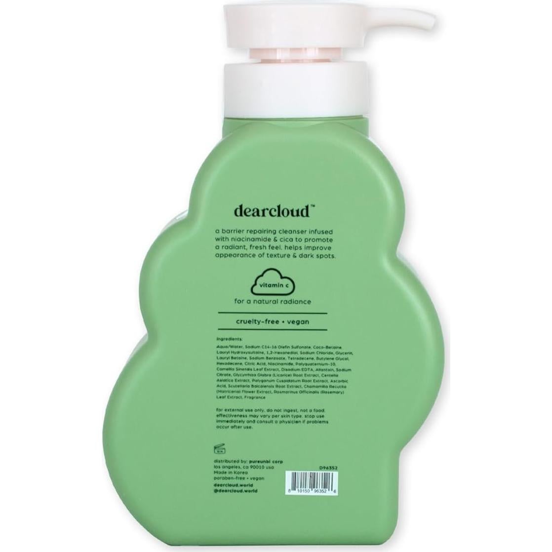 Conjunto de Cuidado Corporal Dearcloud - Gel de Ducha y Crema