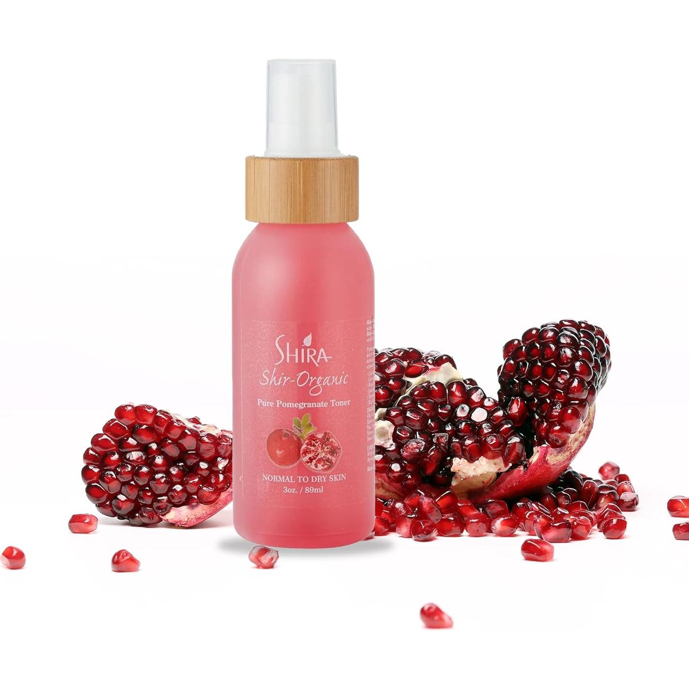 Combo Cuidado Facial Shir-Organic: Limpiador Coco 89ml, Tónico Granada 89ml, Hidratante Matcha 15ml