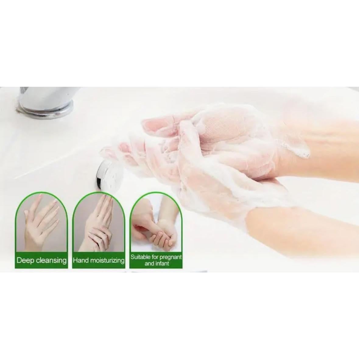 Jabón de Matcha Verde SHA SHA - Pétalos Hidratantes 10.16cm