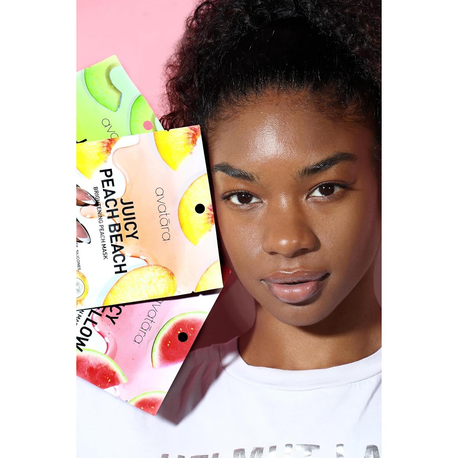 Conjunto de 10 Mascarillas Faciales Avatara - Hidratantes y Naturales