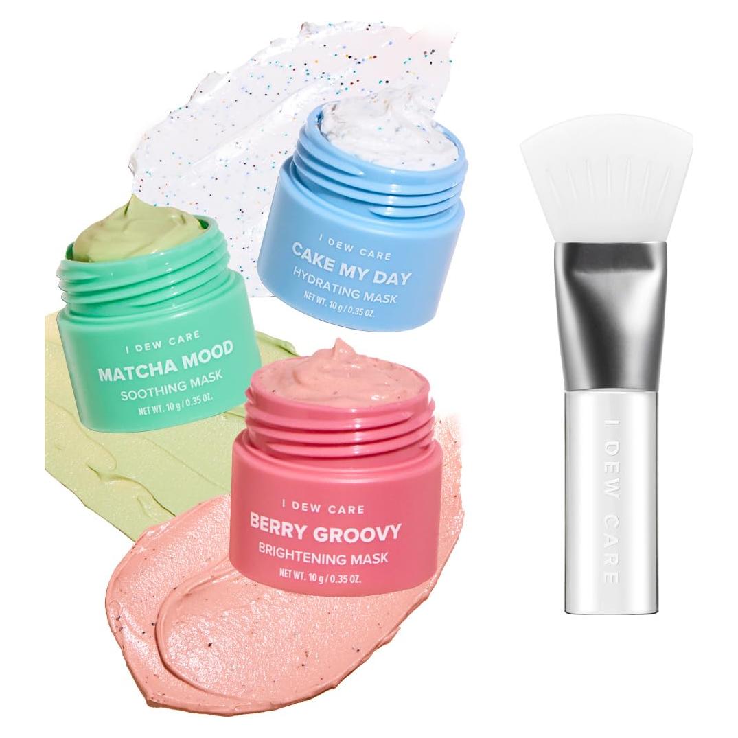 I DEW CARE Mini Scoops Mascarilla Facial Trio + Brocha Silicona
