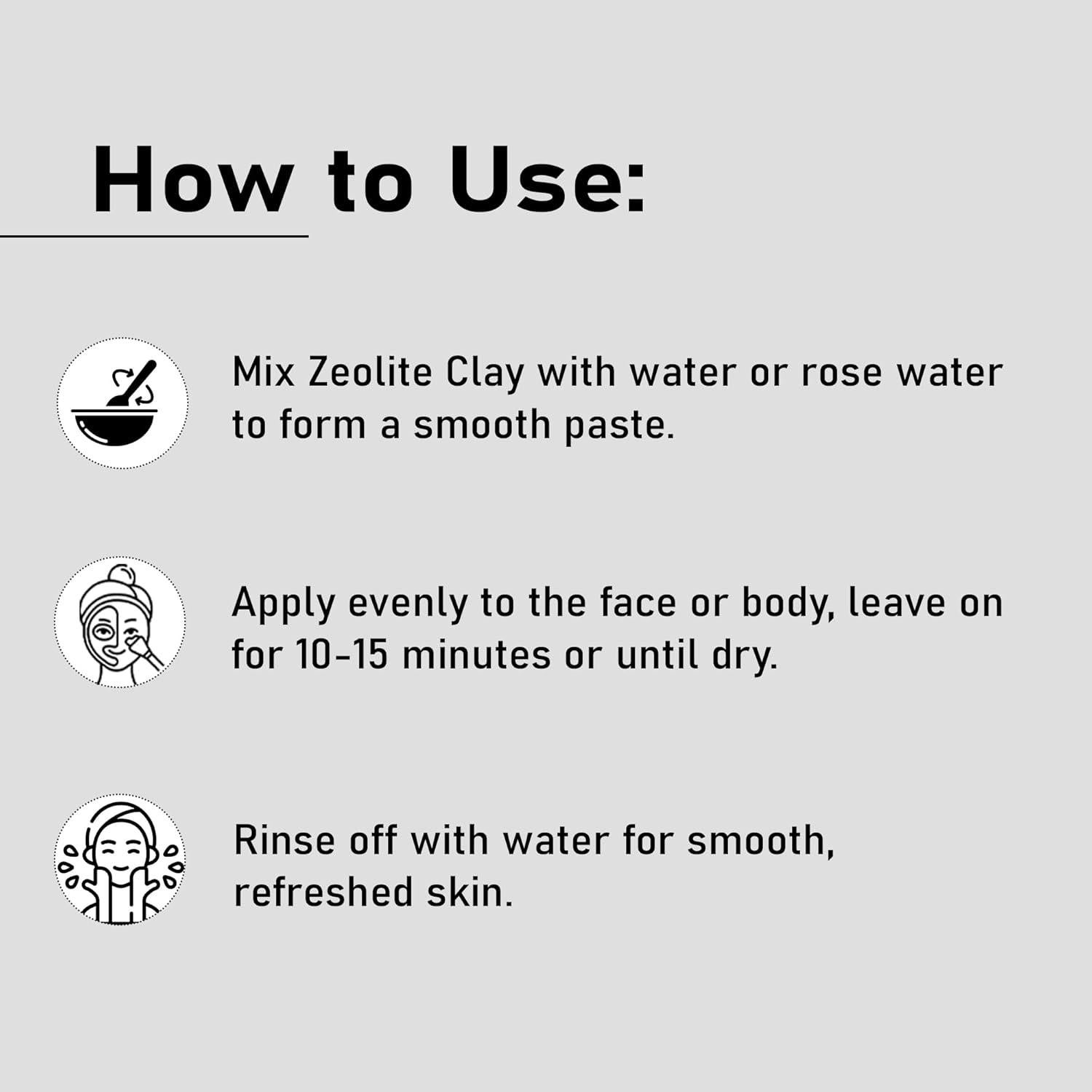 Polvo de Arcilla de Zeolita Mi Naturaleza 227g - Vegano y Natural