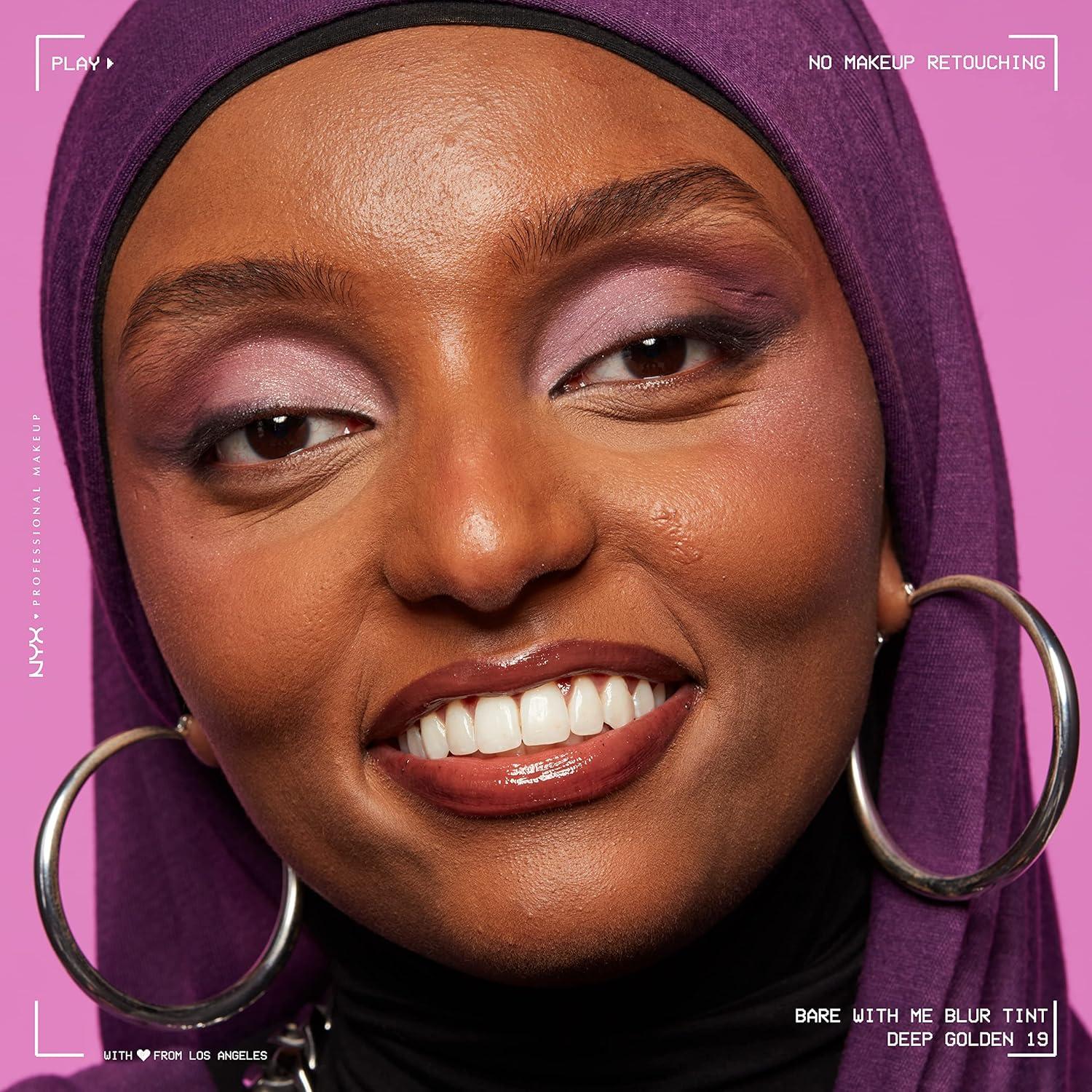 Base de Maquillaje NYX Bare With Me 30 ml - Dorado Profundo