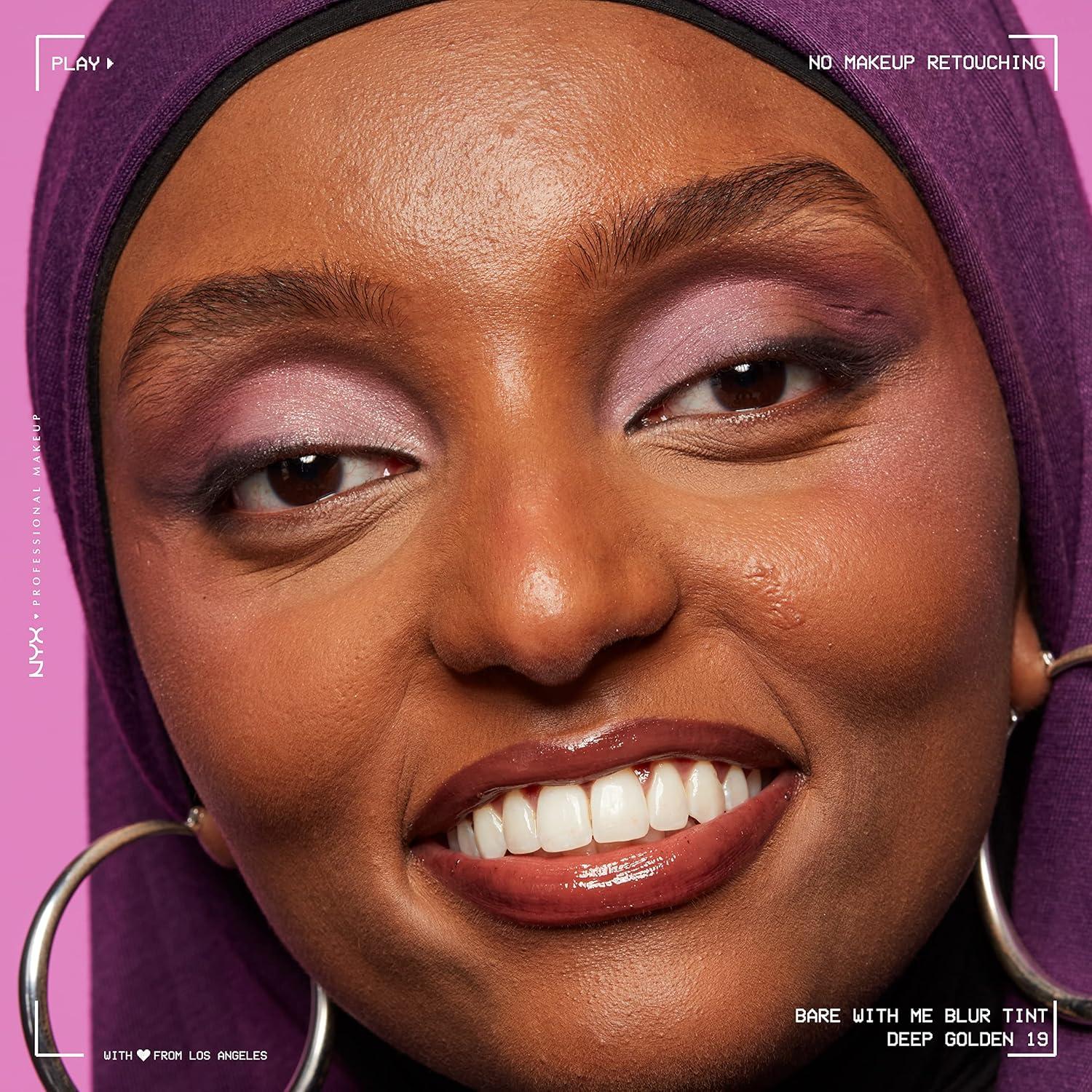 Base de Maquillaje NYX Bare With Me 30 ml - Dorado Profundo