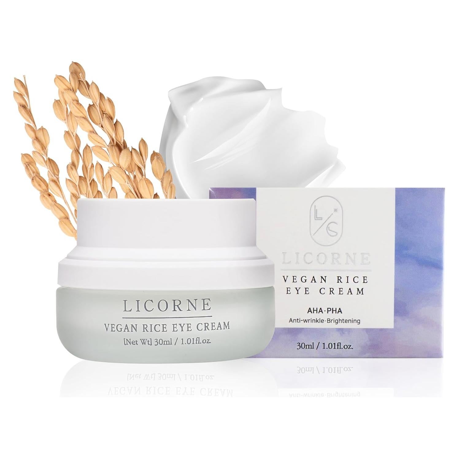 Crema para Ojos Vegana LICORNE 30ml - Anti-Ojeras e Hidratante