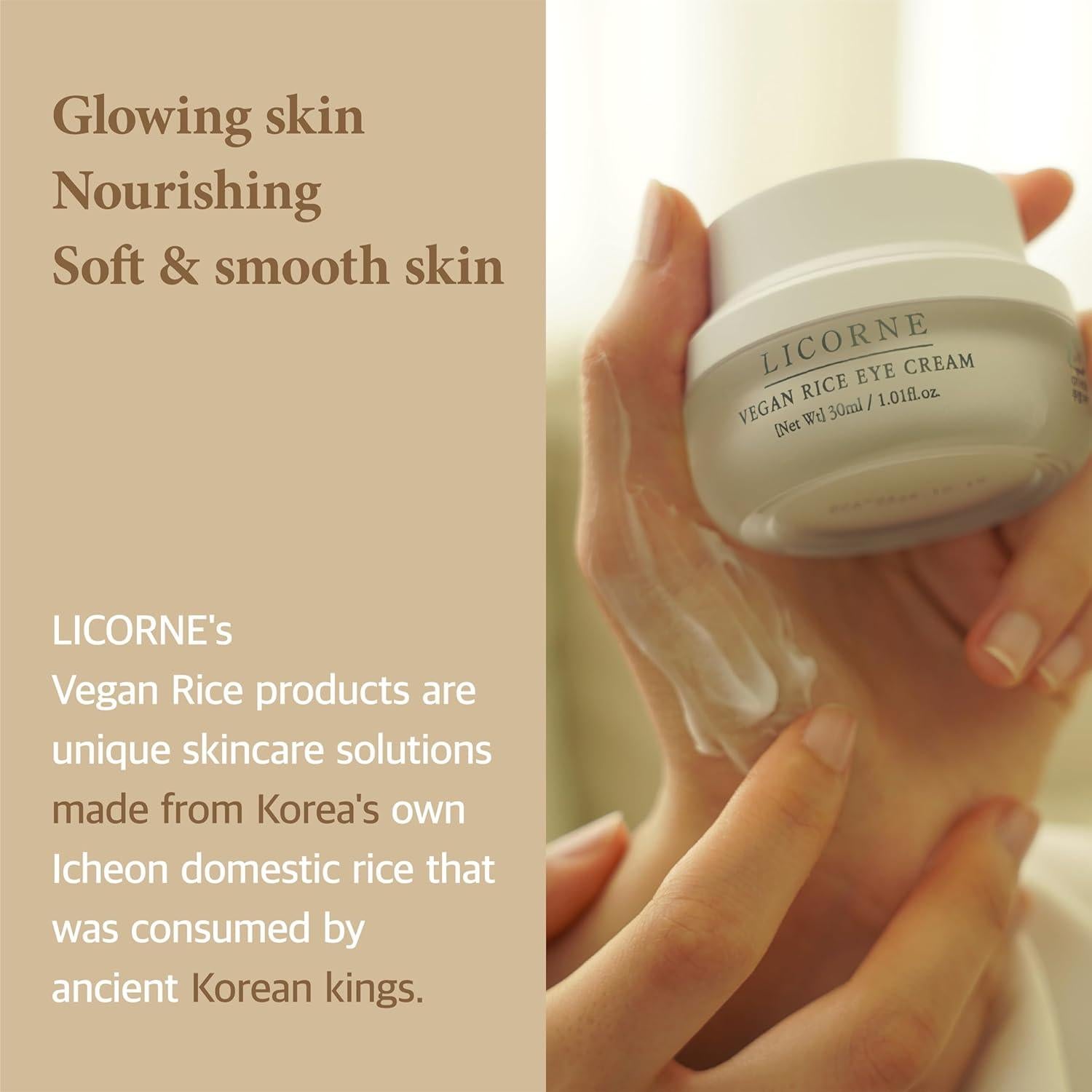 Crema para Ojos Vegana LICORNE 30ml - Anti-Ojeras e Hidratante