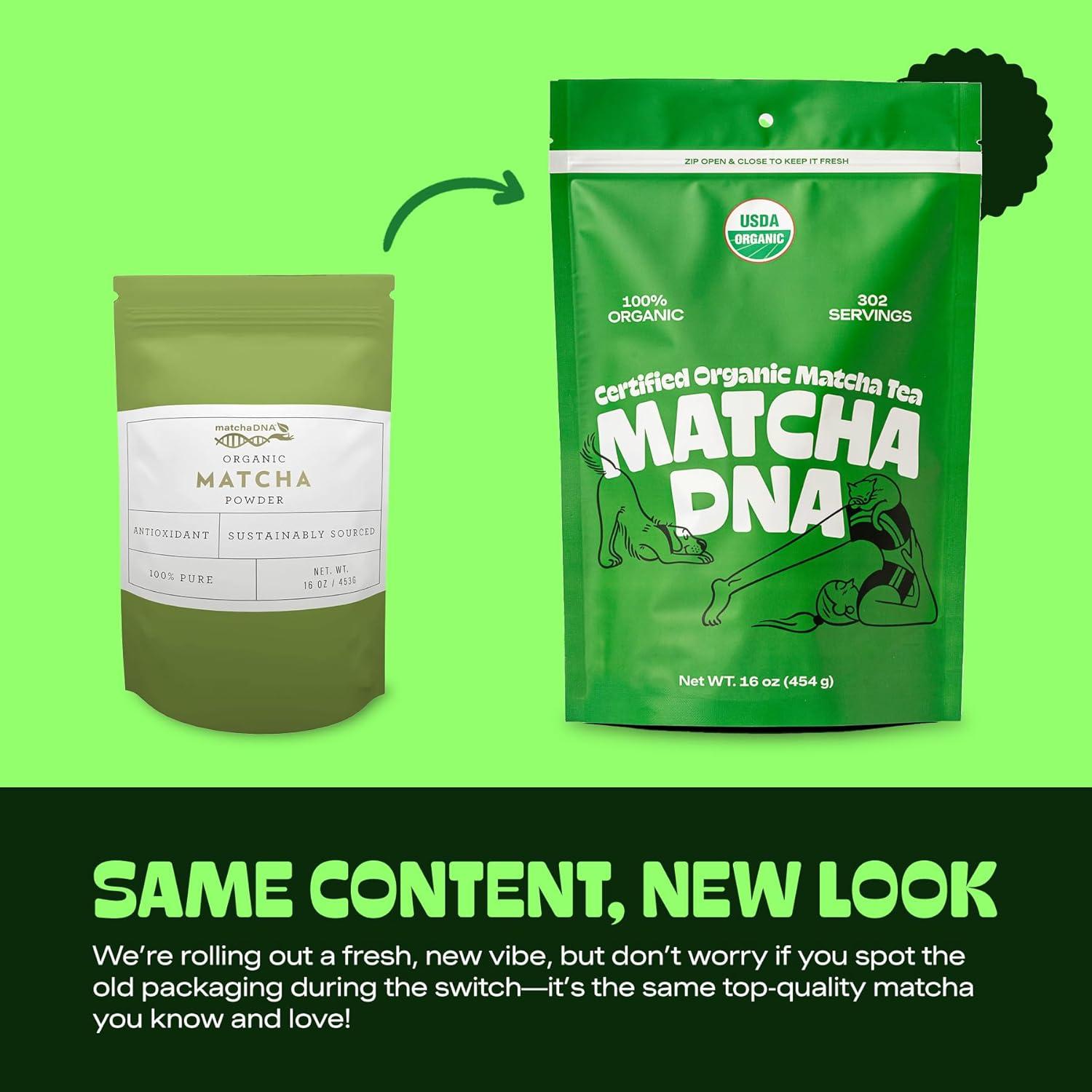 Té Verde Matcha Orgánico Culinario MatchaDNA 450g