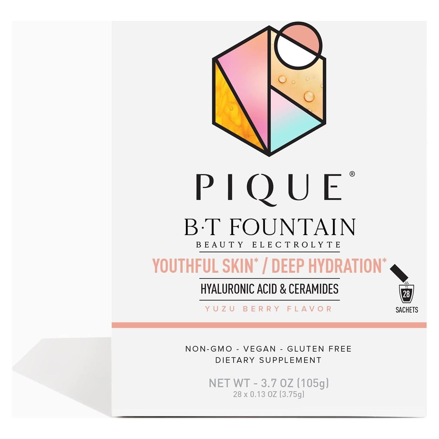 Polvo de Belleza Electrolito Pique - 28 Palitos Hidratantes