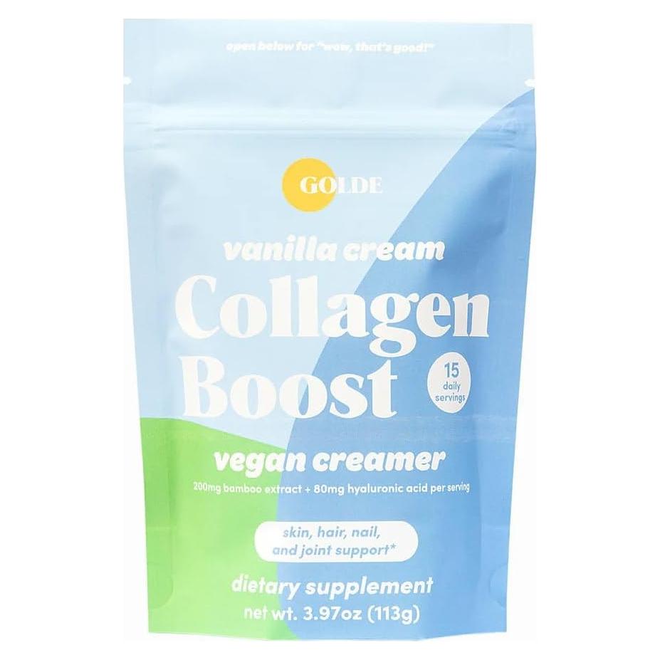 Crema Vegana Aumentadora de Colágeno Golde 112g Vainilla