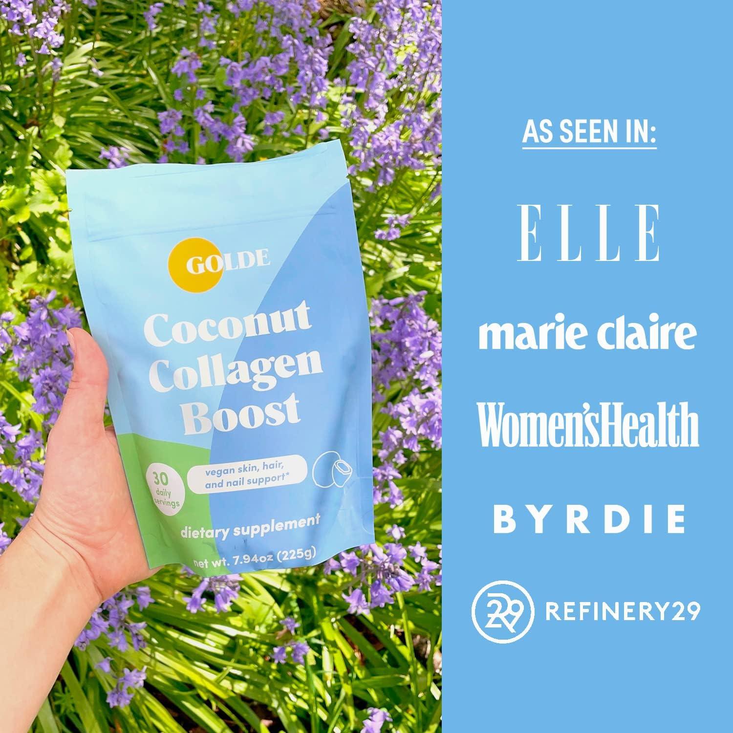 Crema Vegana Aumentadora de Colágeno Golde 112g Vainilla