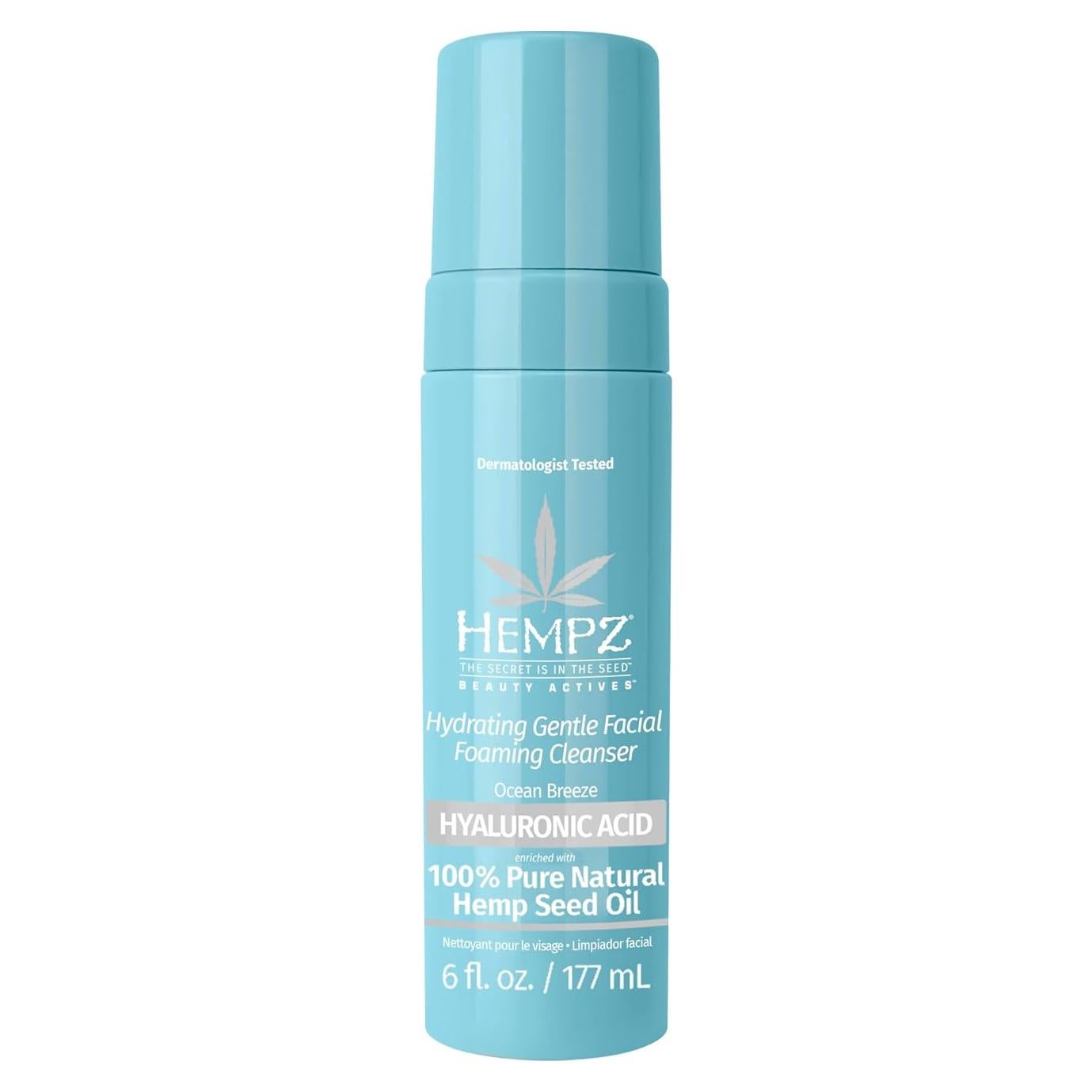 Limpiador Facial Espumoso HEMPZ Brisa Oceánica 170 g