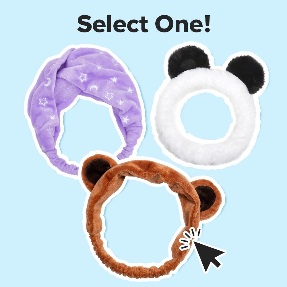 Diadema de Lavado de Cara I DEW CARE Gato Negro - Suave y Reutilizable