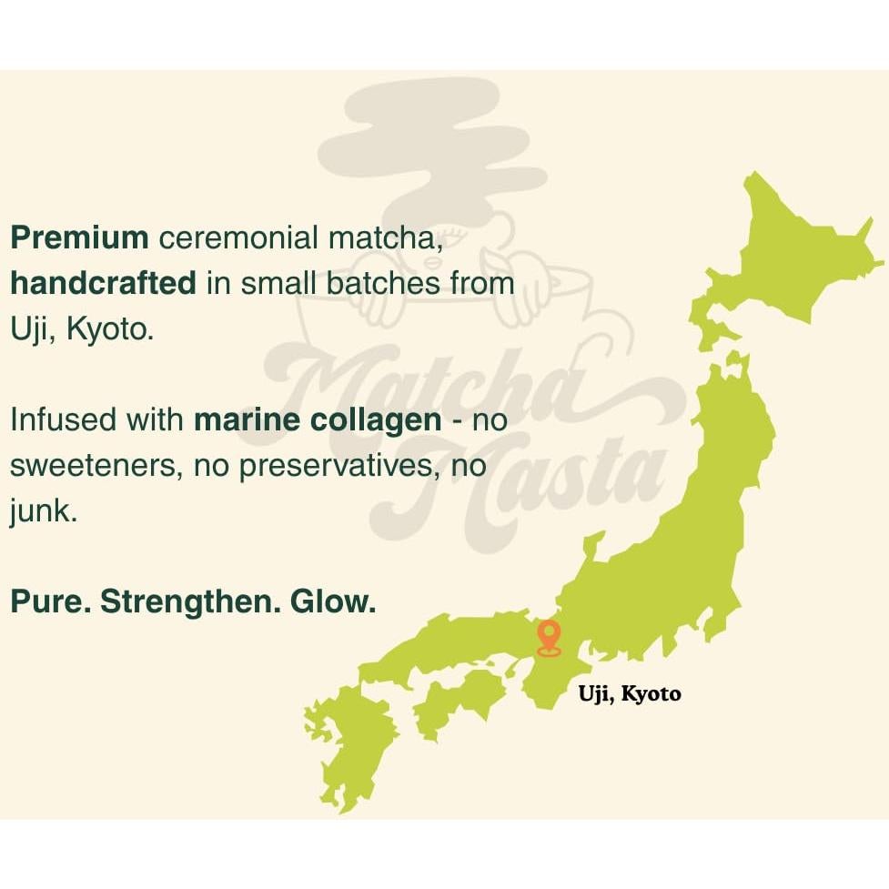 Matcha Masta Matcha Premium + Colágeno Marino 40g