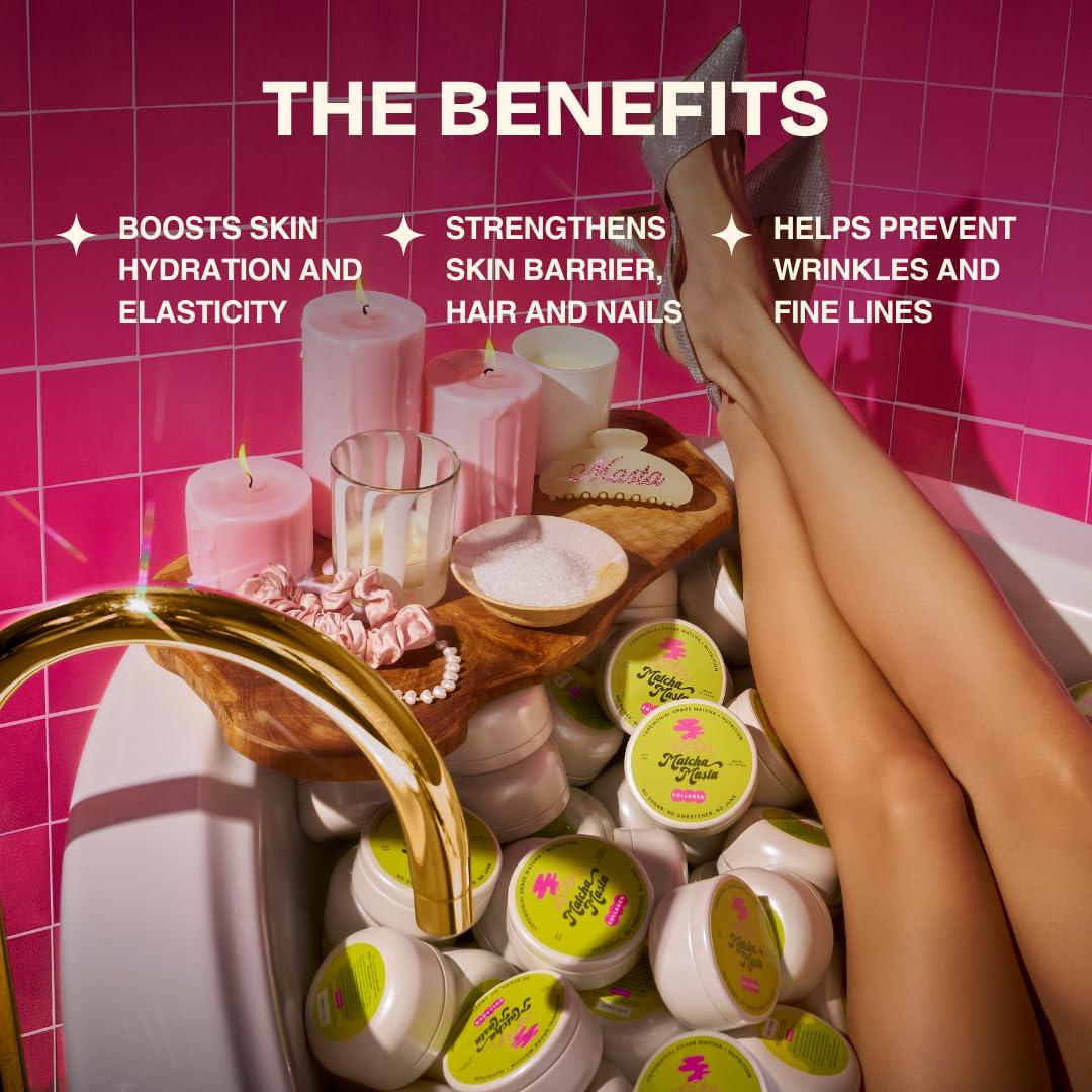 Matcha Masta Matcha Premium + Colágeno Marino 40g